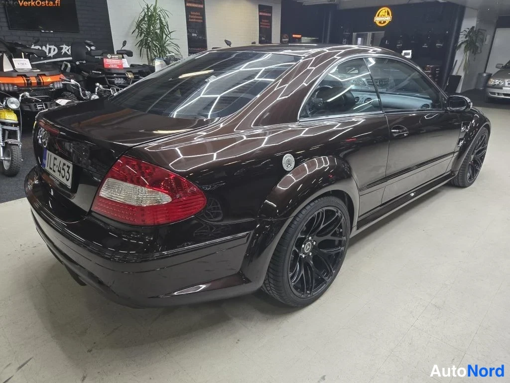 Black Mercedes-Benz CLK 270 CDI 2005, rear three-quarter, photo 8