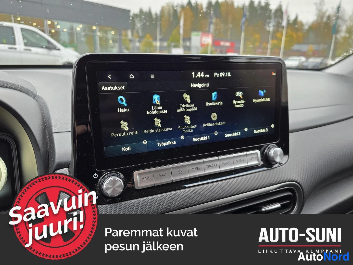 Vit Hyundai Kona 2021, detalj, bild 4
