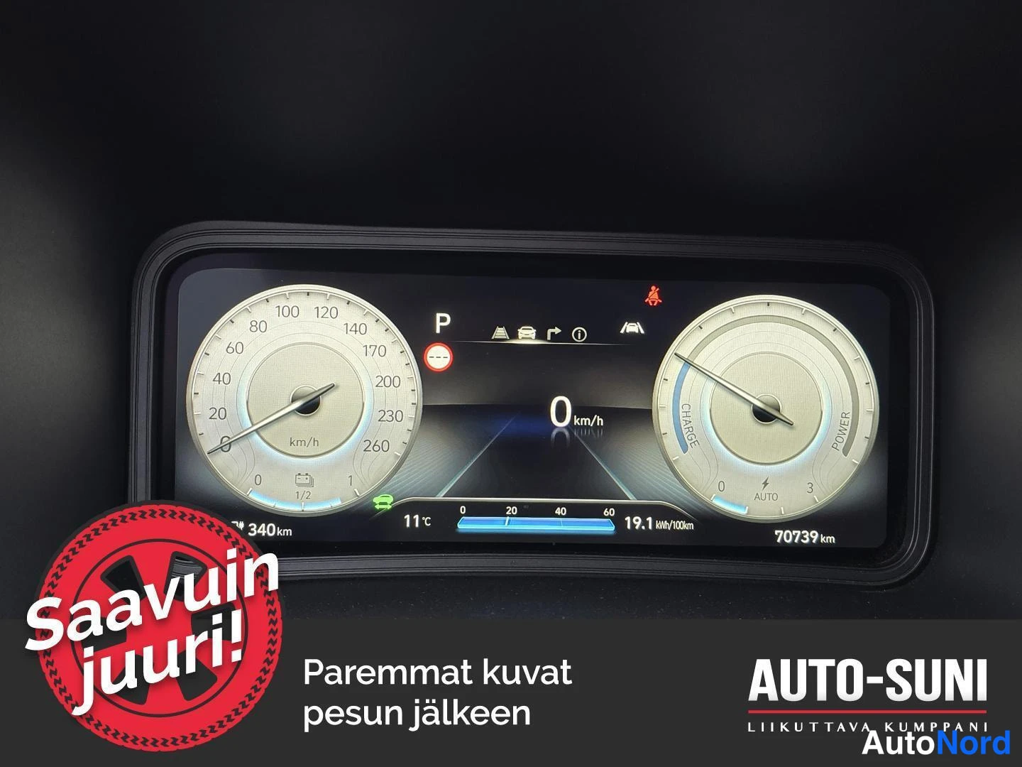 Vit Hyundai Kona 2021, detalj, bild 5