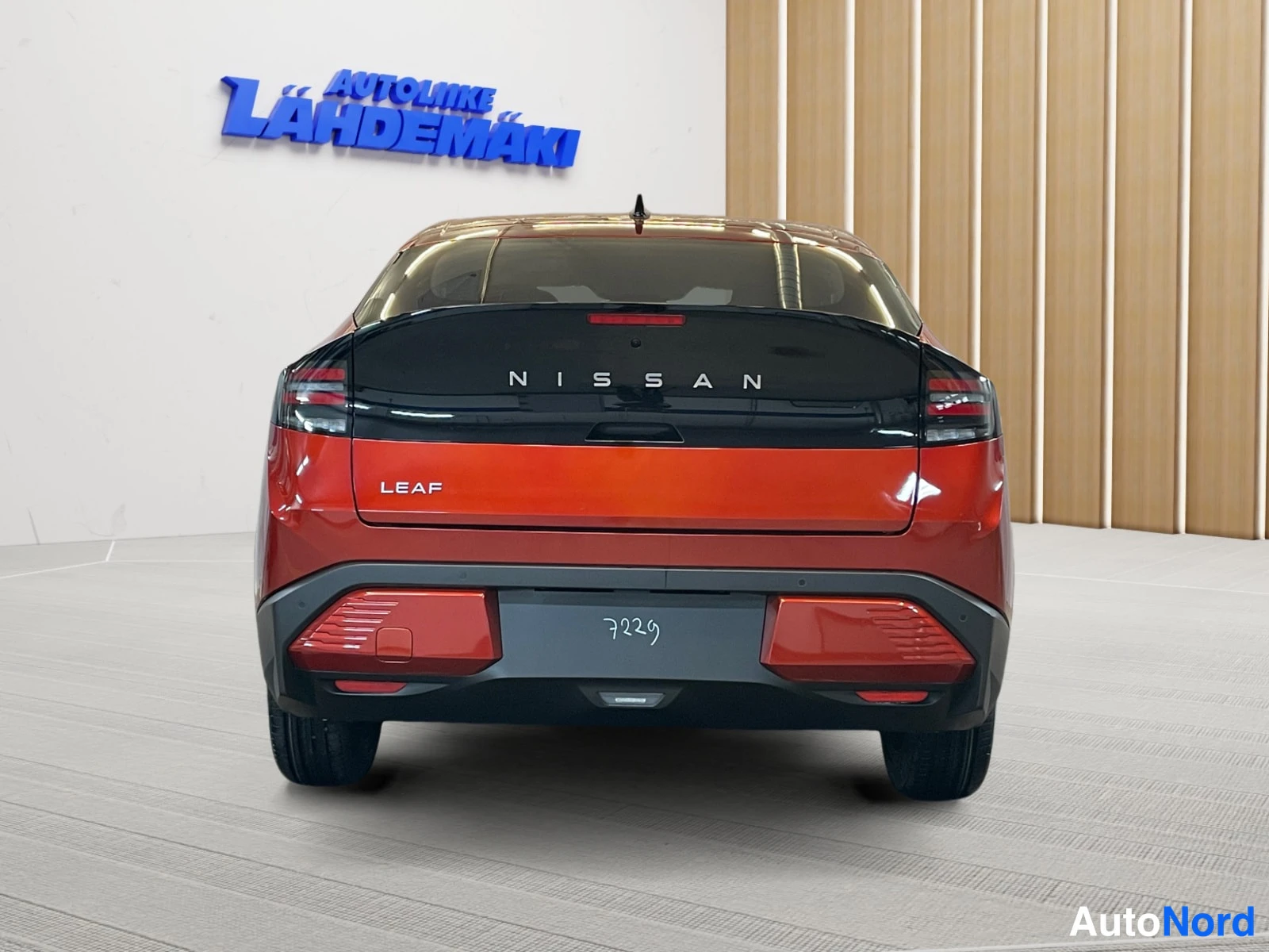 Red Nissan Leaf 2026, rear, photo 8