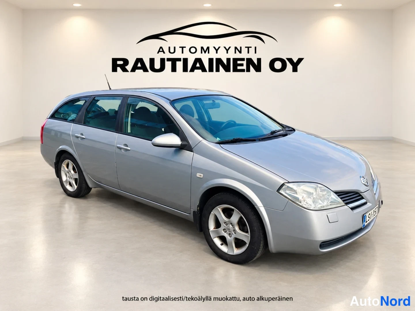 Hopea Nissan Primera 2006, etuviisto, keula oikealle, kuva 3