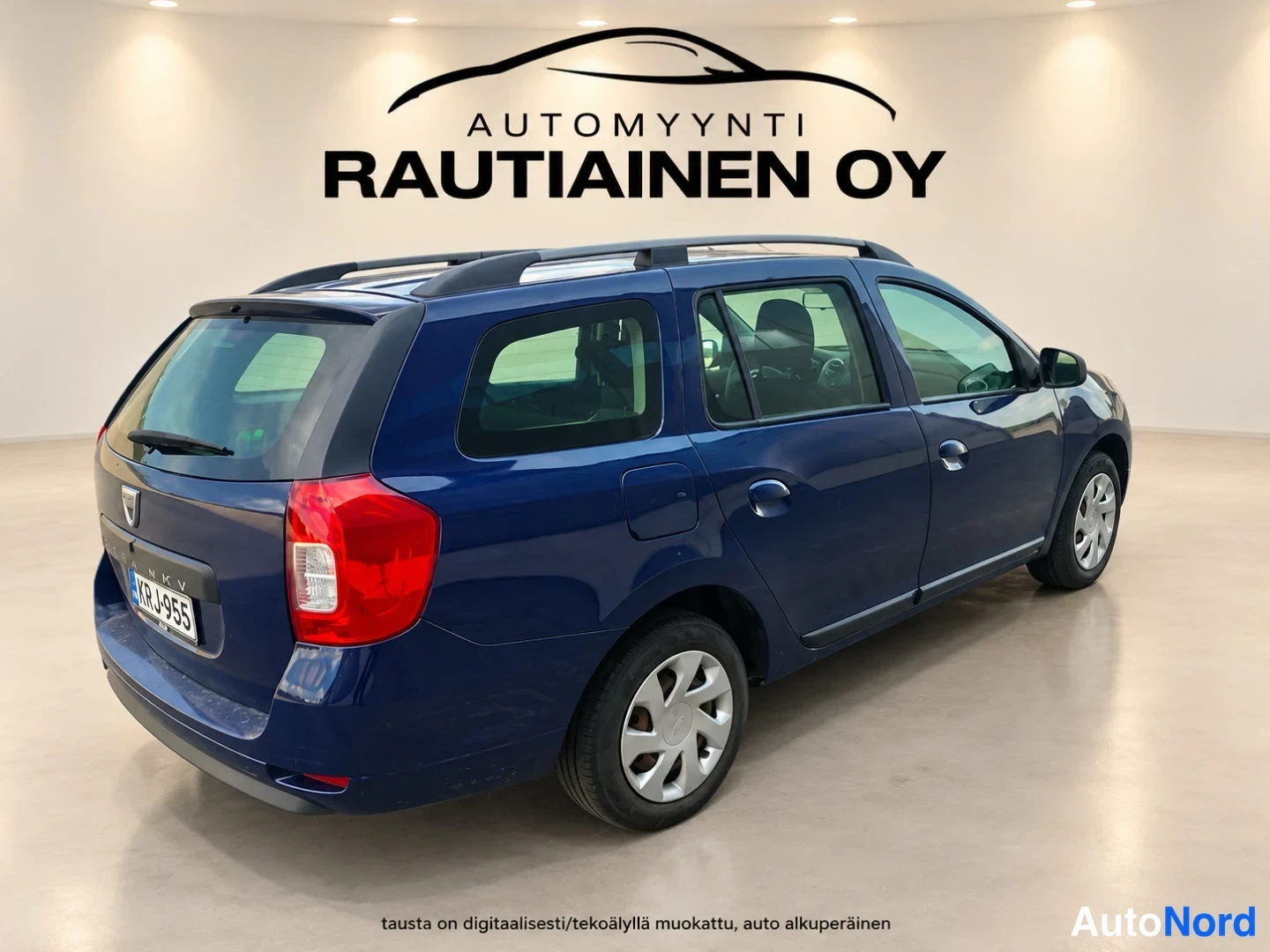 Sininen Dacia Logan MCV 2014, takaviisto, kuva 5