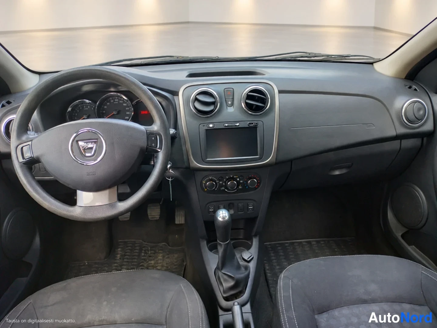 Sininen Dacia Logan MCV 2014, ohjaamo, kuva 6