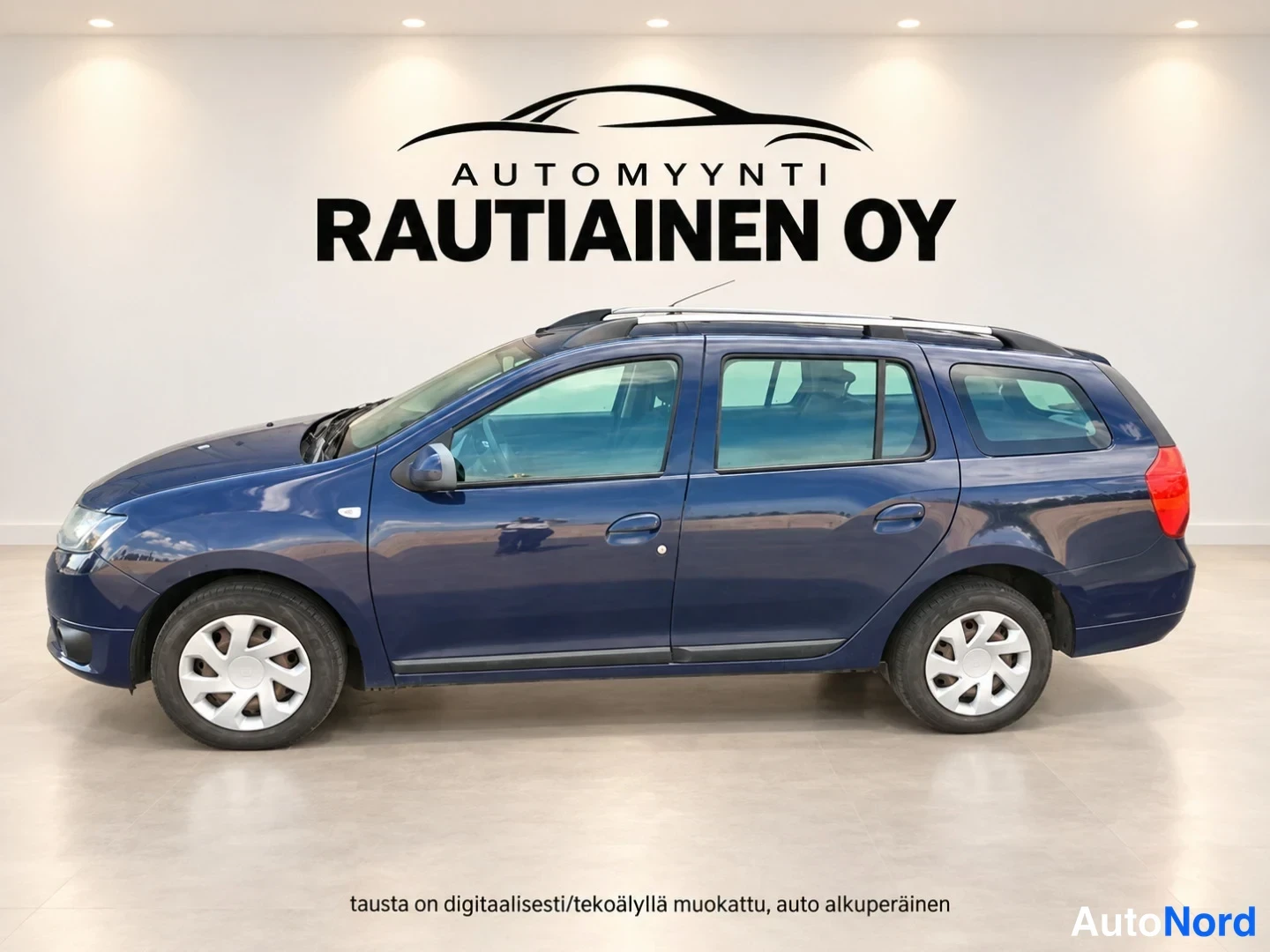 Sininen Dacia Logan MCV 2014, sivulta, kuva 3
