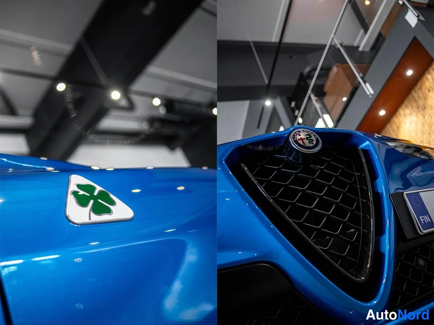 Sininen Alfa Romeo Stelvio 2022, yksityiskohta, kuva 22