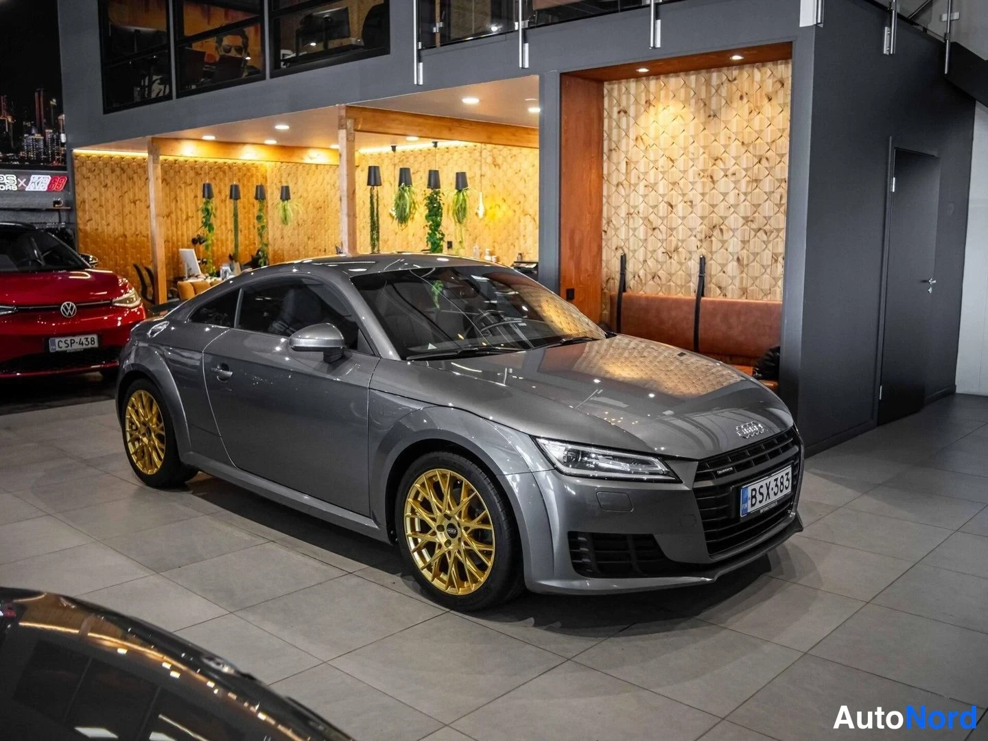 Harmaa Audi TT COUPE 2015, etuviisto, keula oikealle, kuva 4