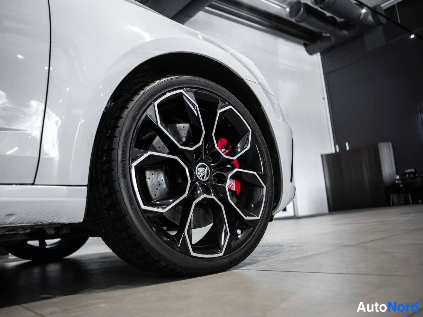 Valkoinen Skoda Octavia RS 2018, yksityiskohta, kuva 15