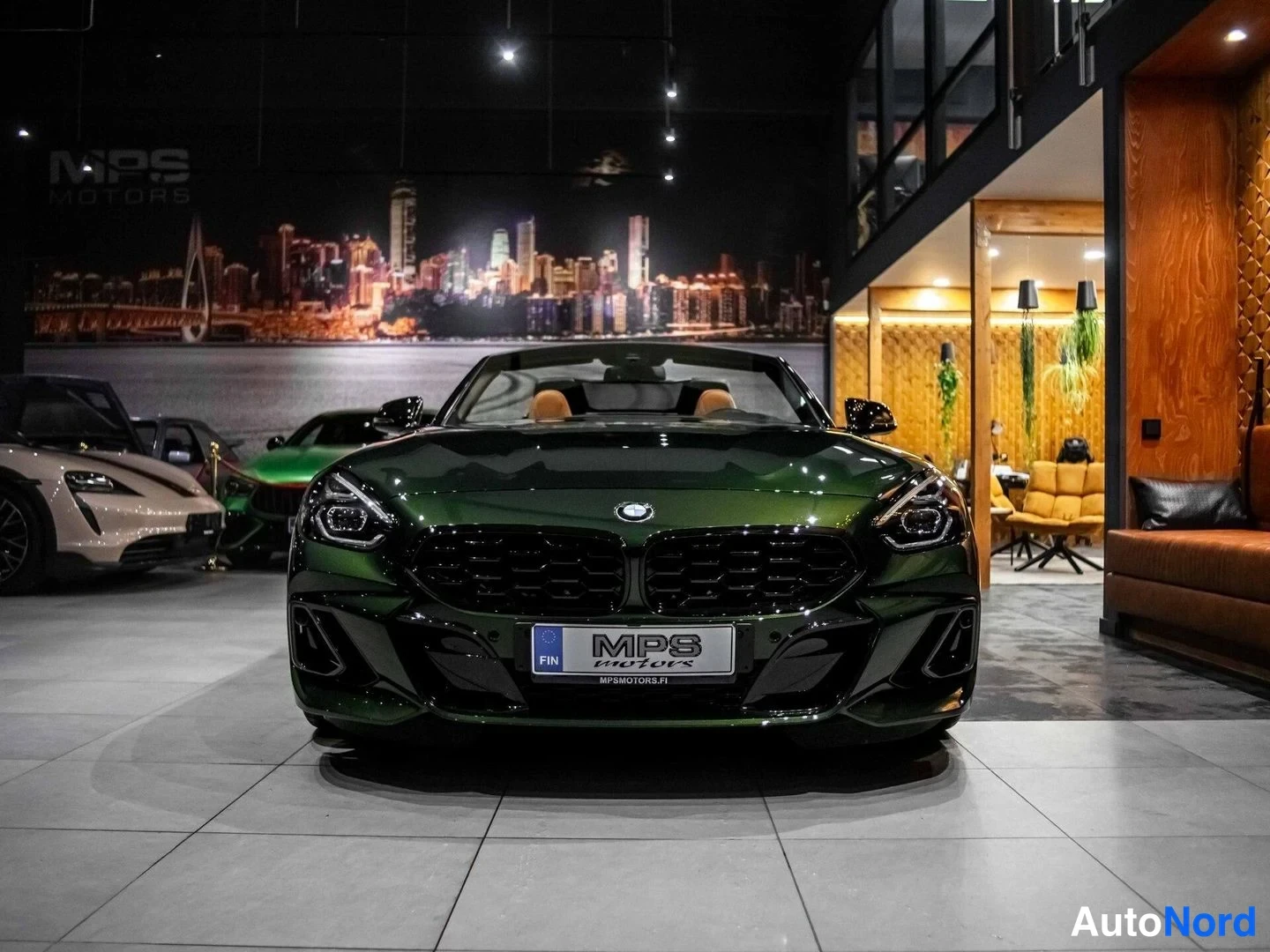 Vihreä BMW Z4 G29 2024, edestä, kuva 5