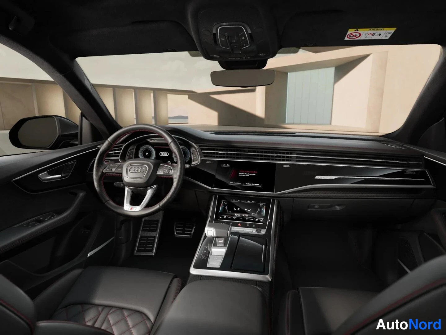 Harmaa Audi Q8 2026, ohjaamo, kuva 3