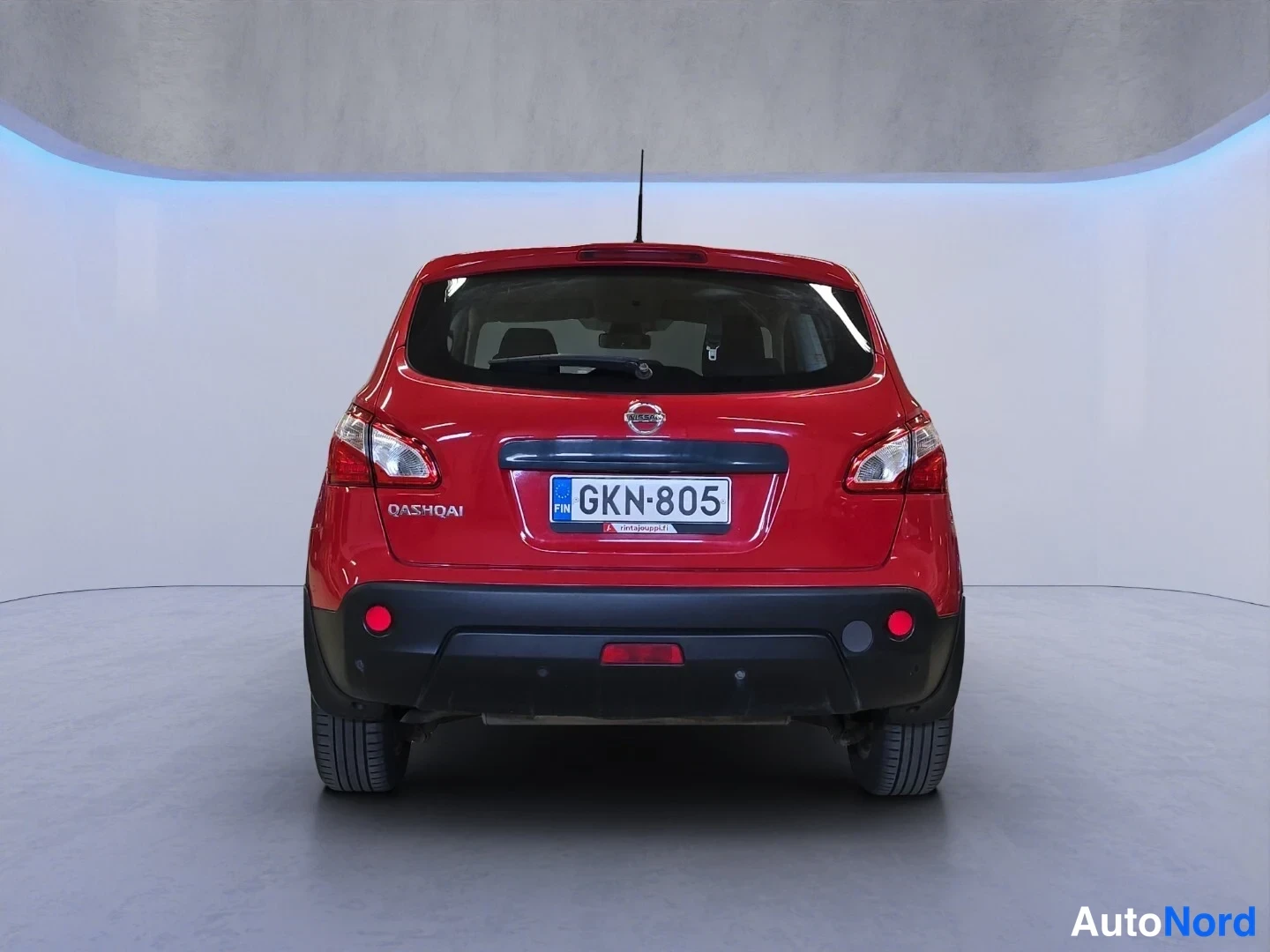 Röd Nissan Qashqai 2012, bakifrån, bild 8