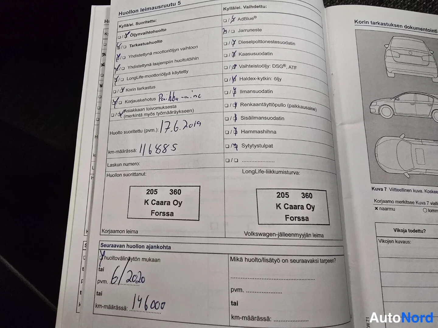 Musta Volkswagen Passat 2014, asiakirja, kuva 24