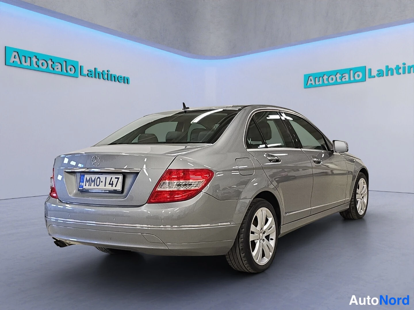 Grey Mercedes-Benz C 2009, rear three-quarter, photo 7