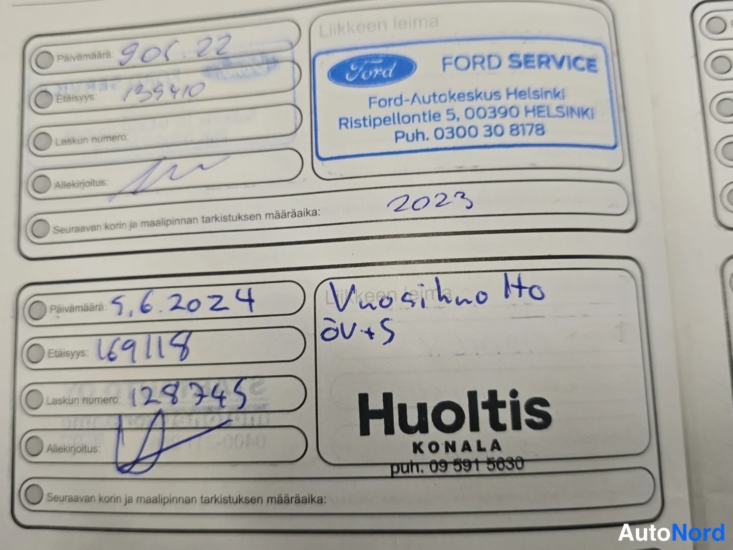 Sininen Ford Mondeo 2015, asiakirja, kuva 21
