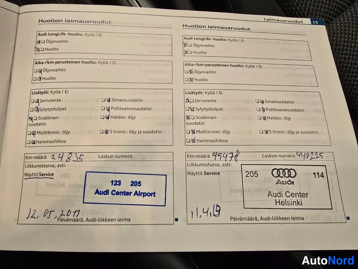 Harmaa Audi A3 2010, asiakirja, kuva 19