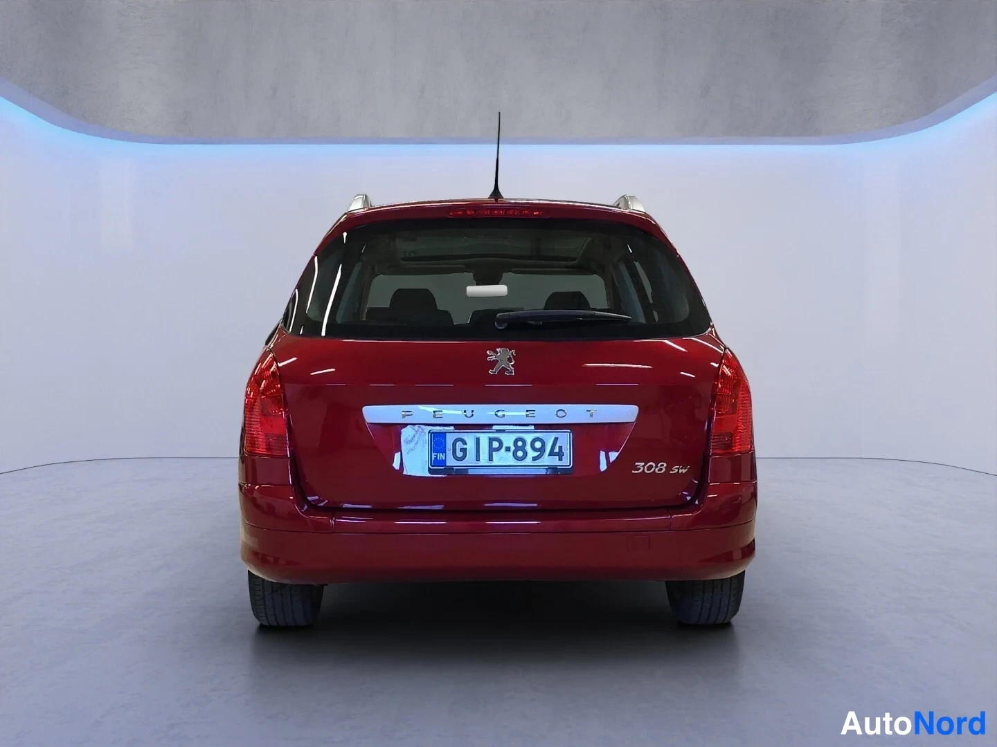 Punainen Peugeot 308 2008, takaa, kuva 8