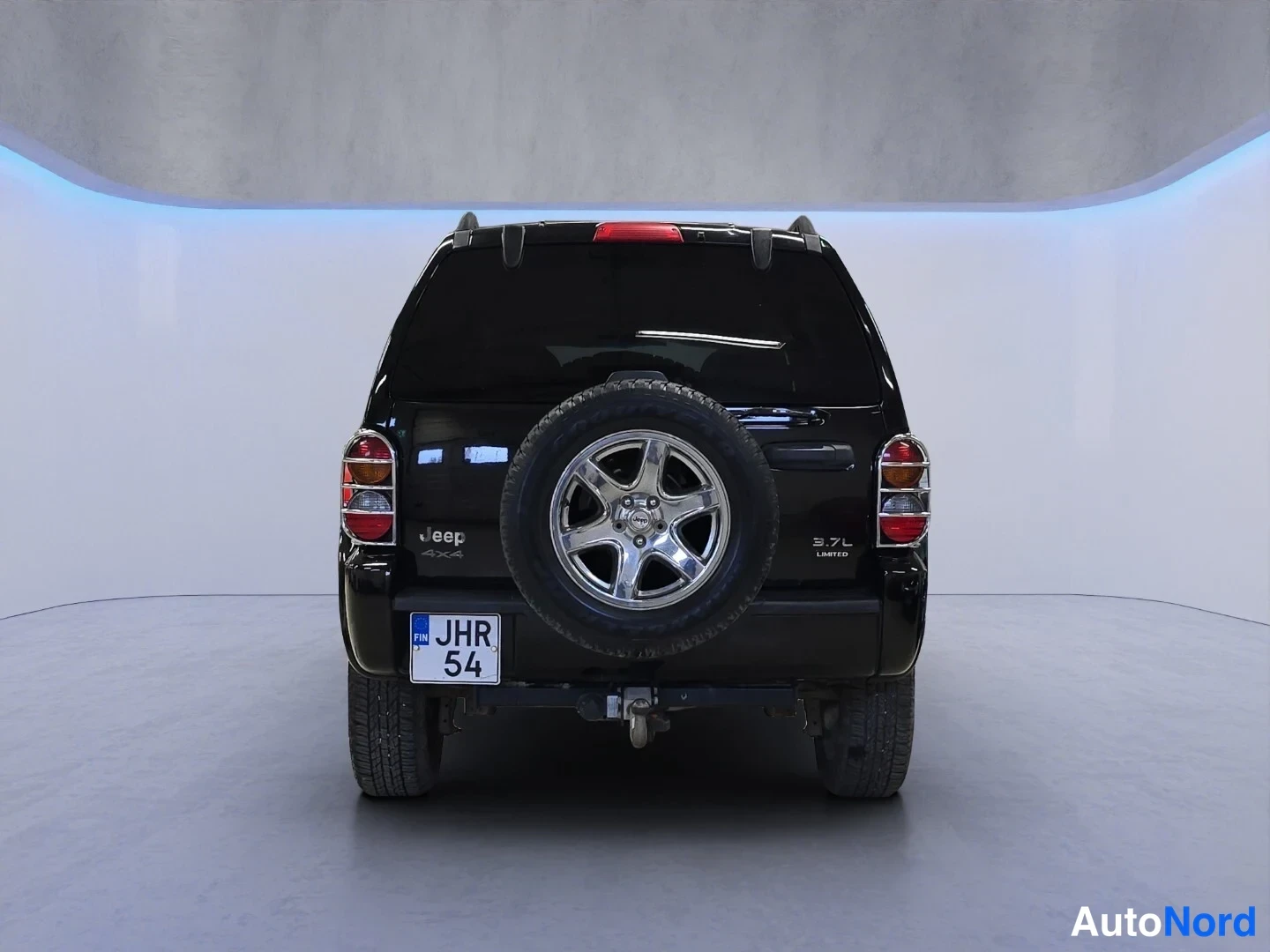 Musta Jeep Cherokee 2003, takaa, kuva 8