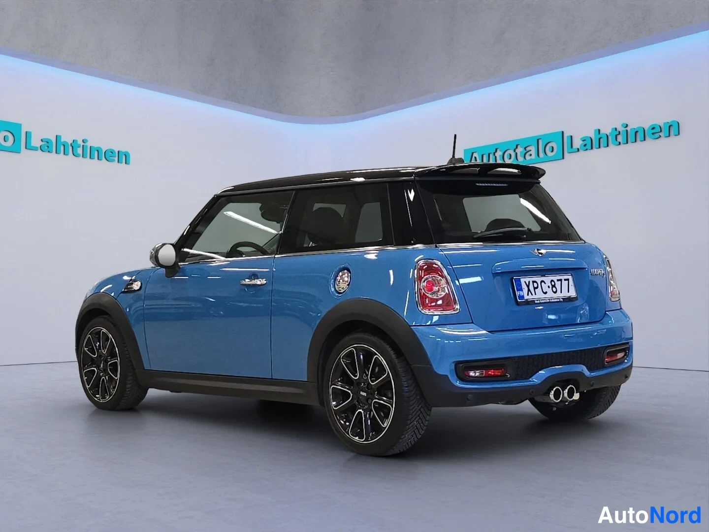 Sininen Mini Cooper S 2013, takaviisto, kuva 6