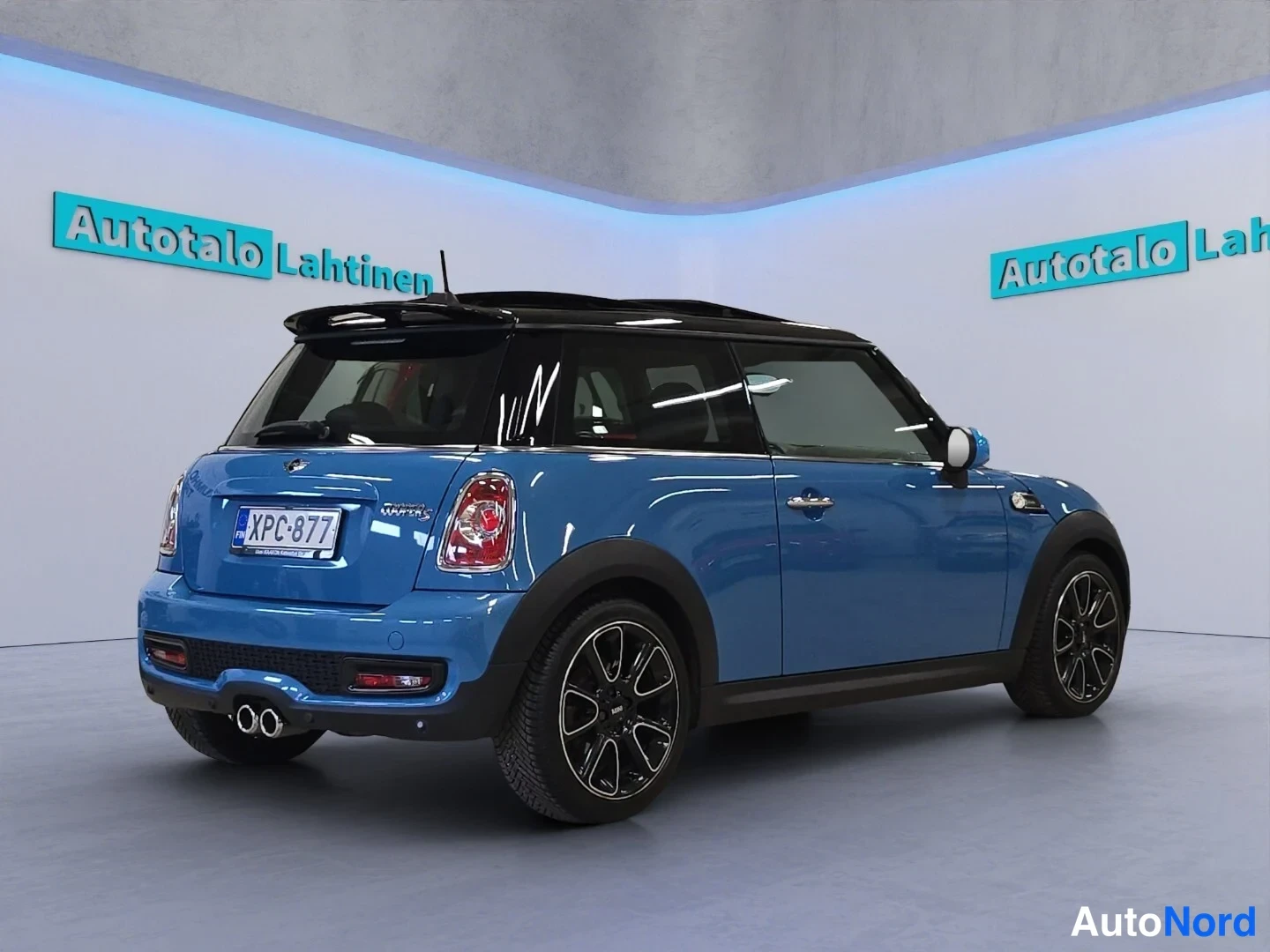 Sininen Mini Cooper S 2013, takaviisto, kuva 7