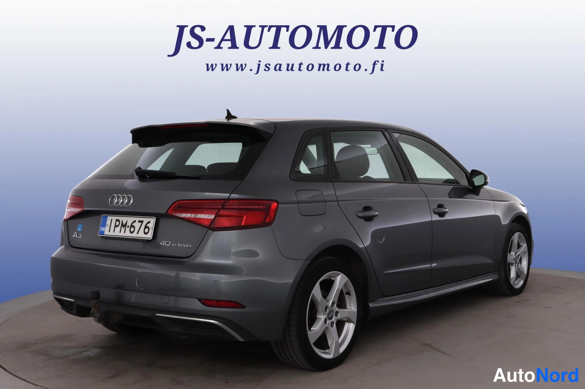 Grey Audi A3 2020, rear three-quarter, photo 6