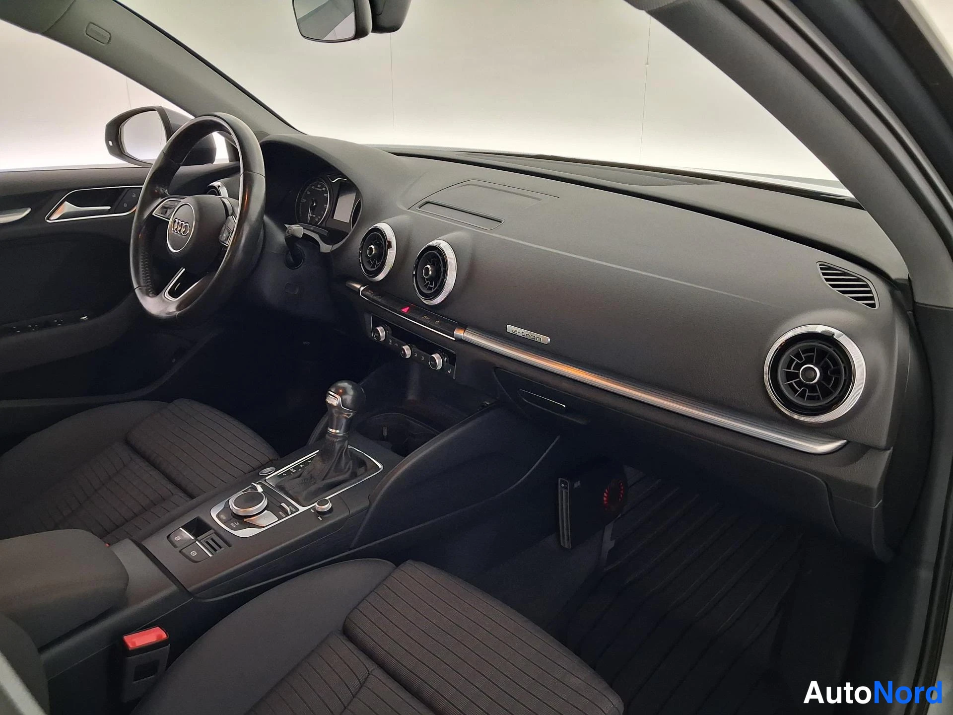 Grey Audi A3 2020, cockpit, photo 9
