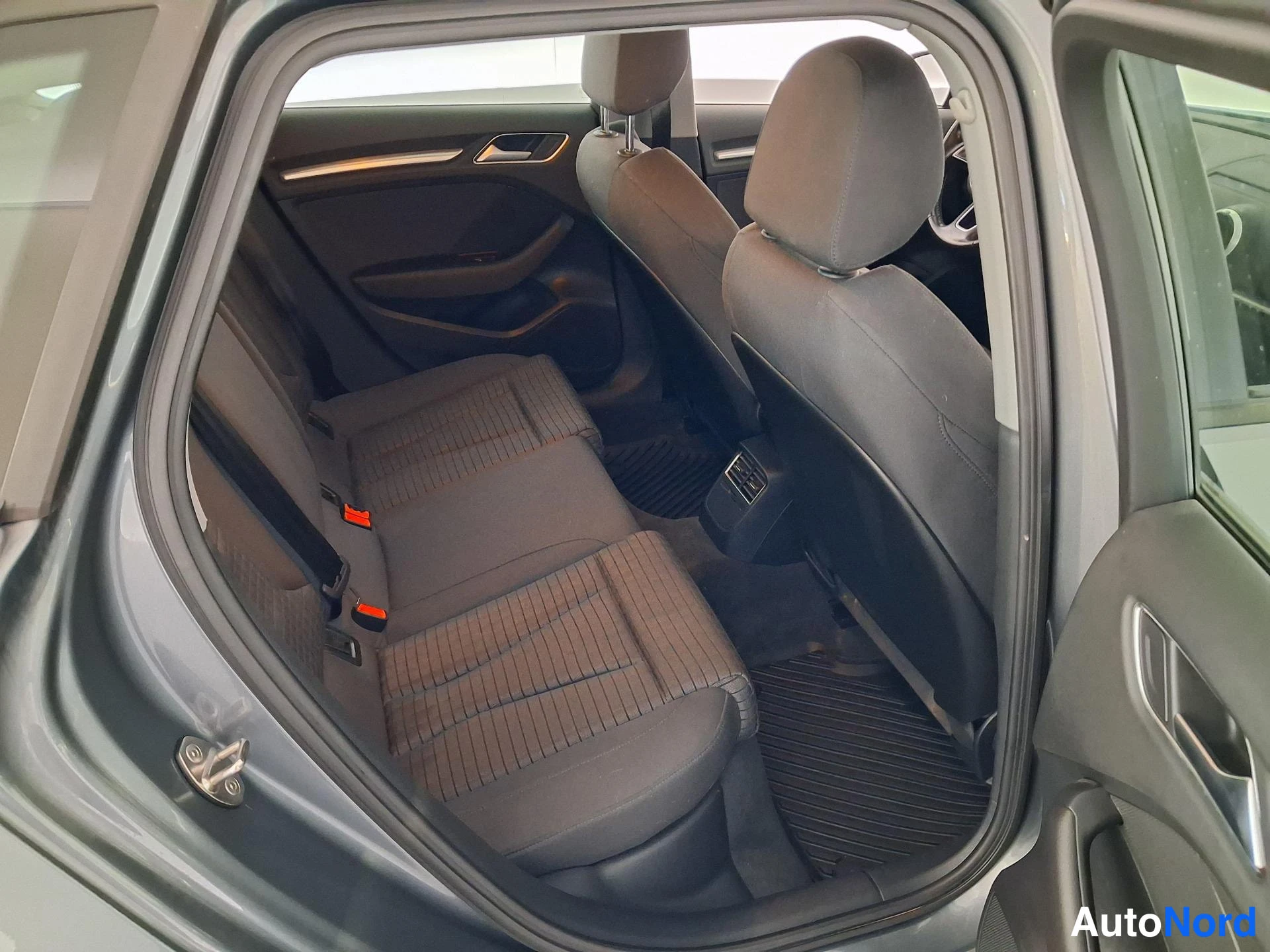 Grey Audi A3 2020, rear seats, photo 17