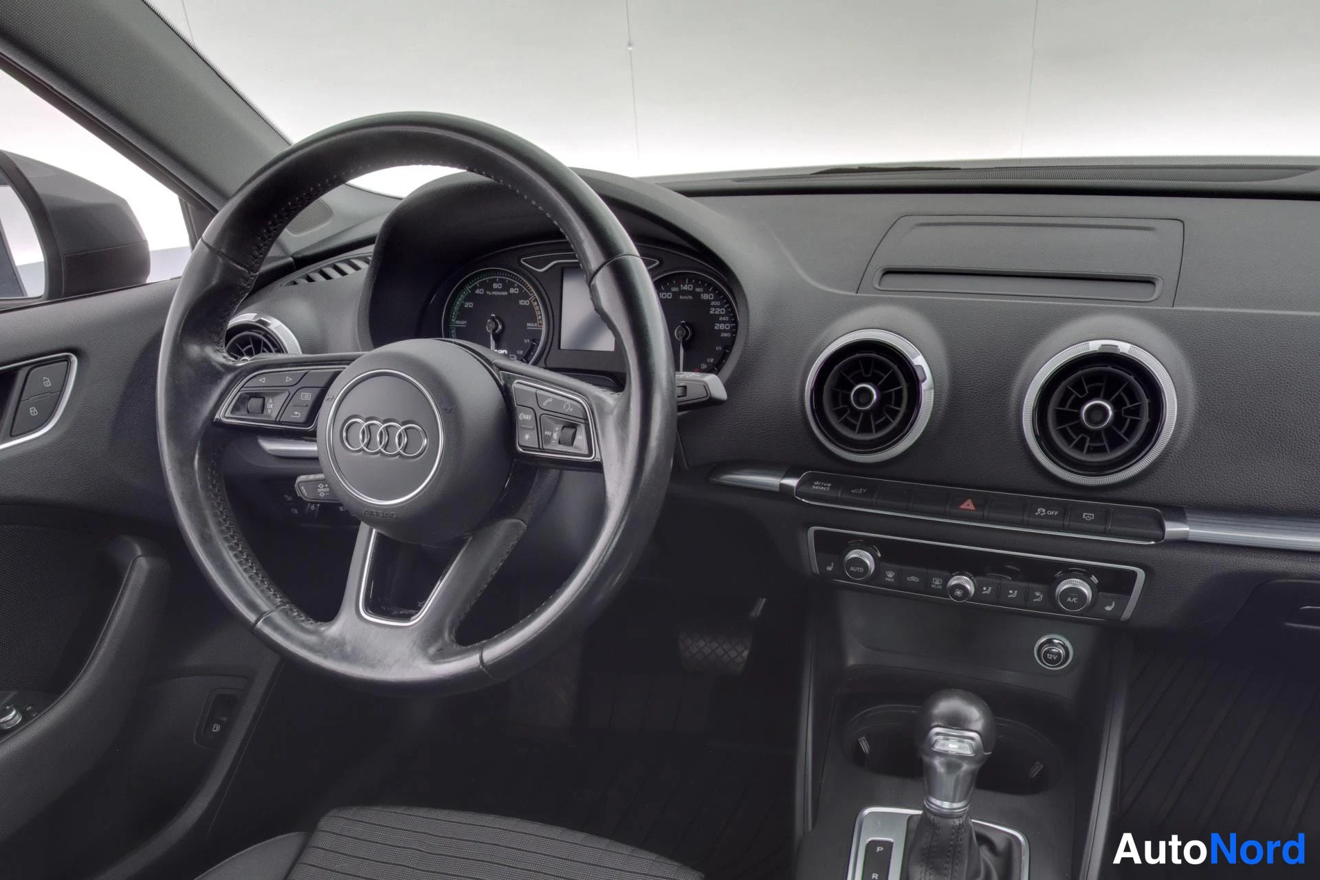 Grey Audi A3 2020, cockpit, photo 12