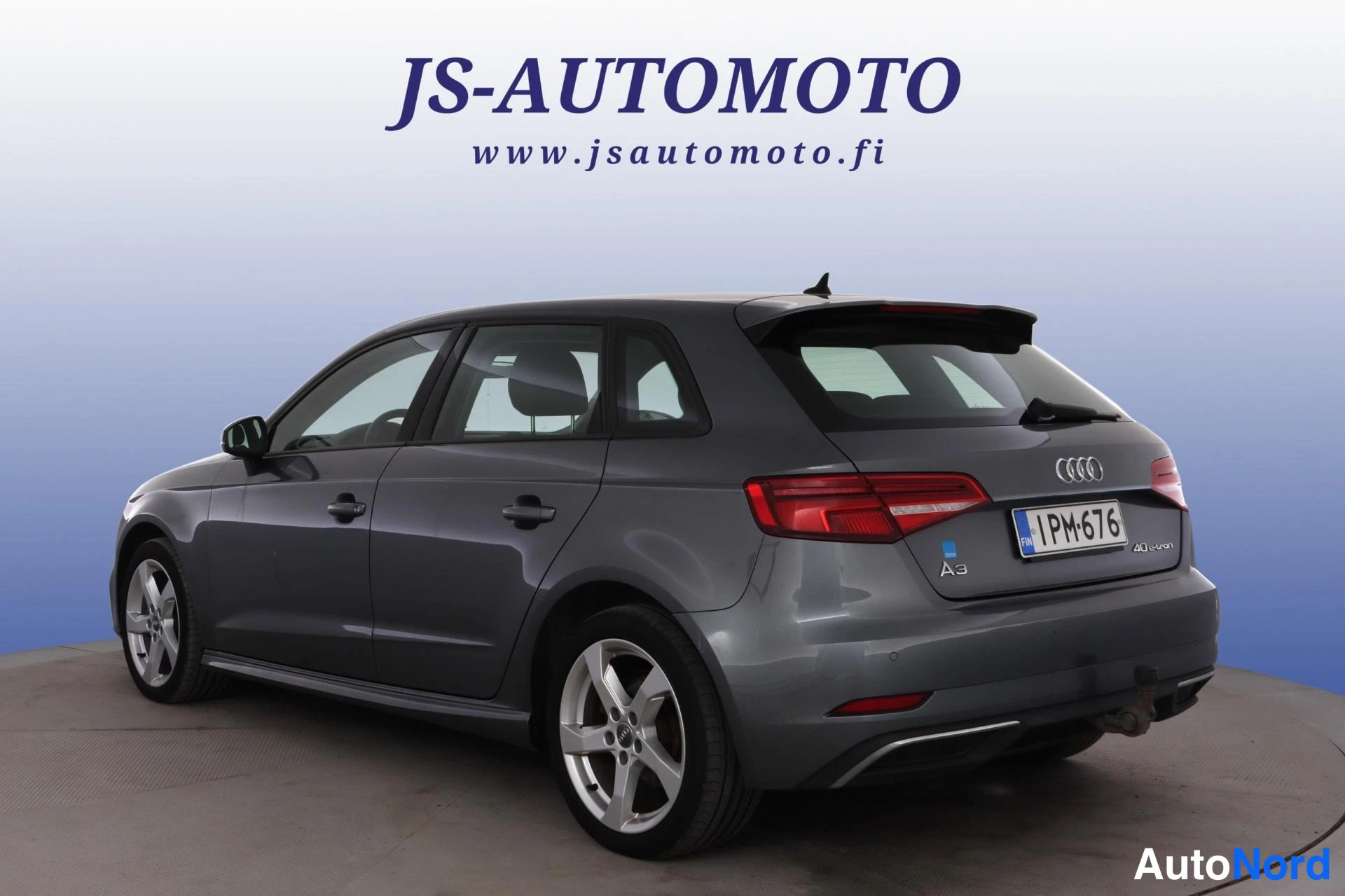 Grey Audi A3 2020, rear three-quarter, photo 7