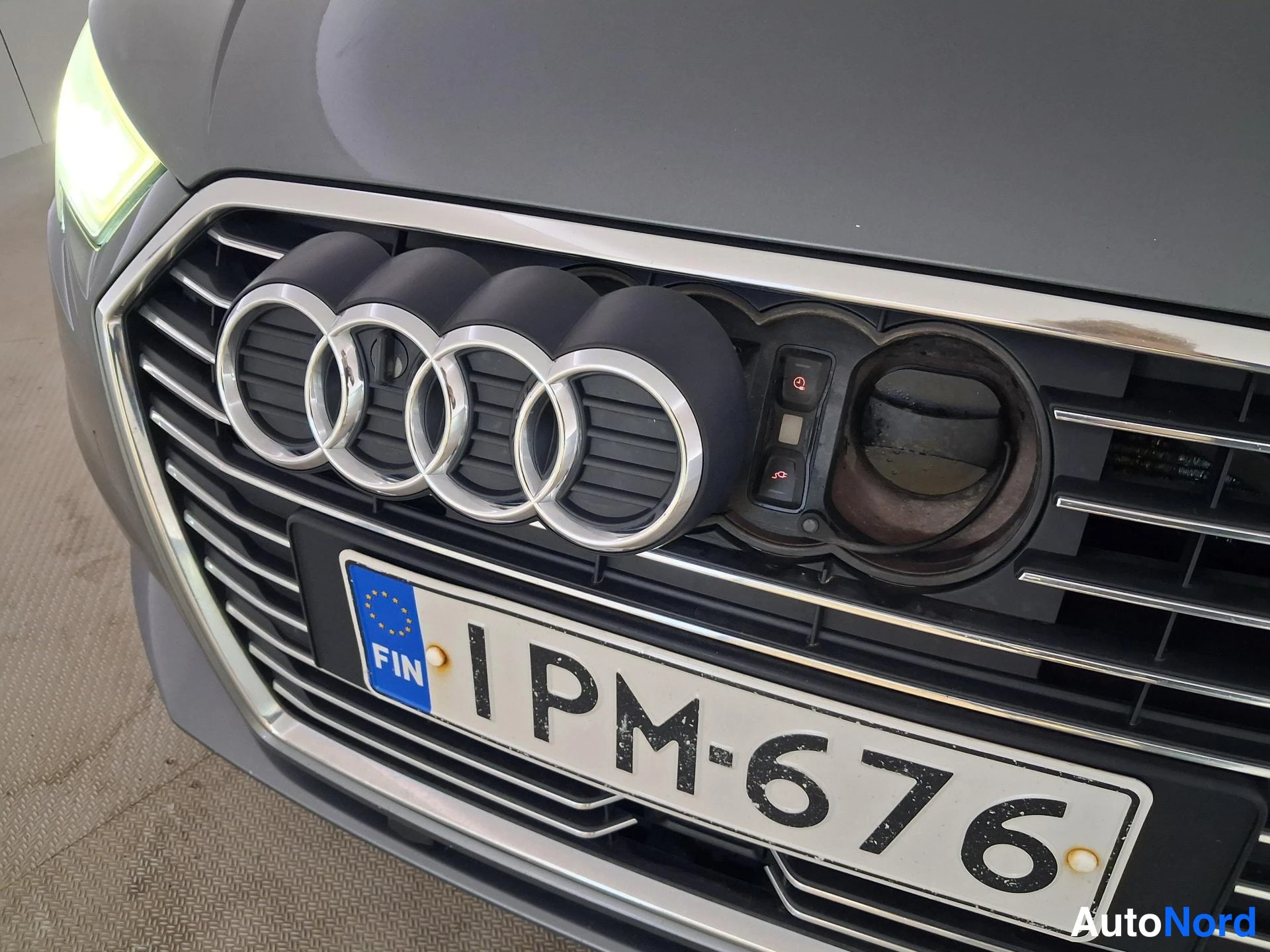 Grey Audi A3 2020, detail, photo 19