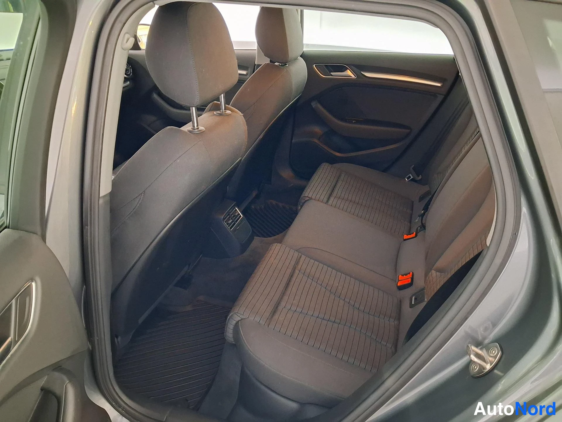 Grey Audi A3 2020, rear seats, photo 16