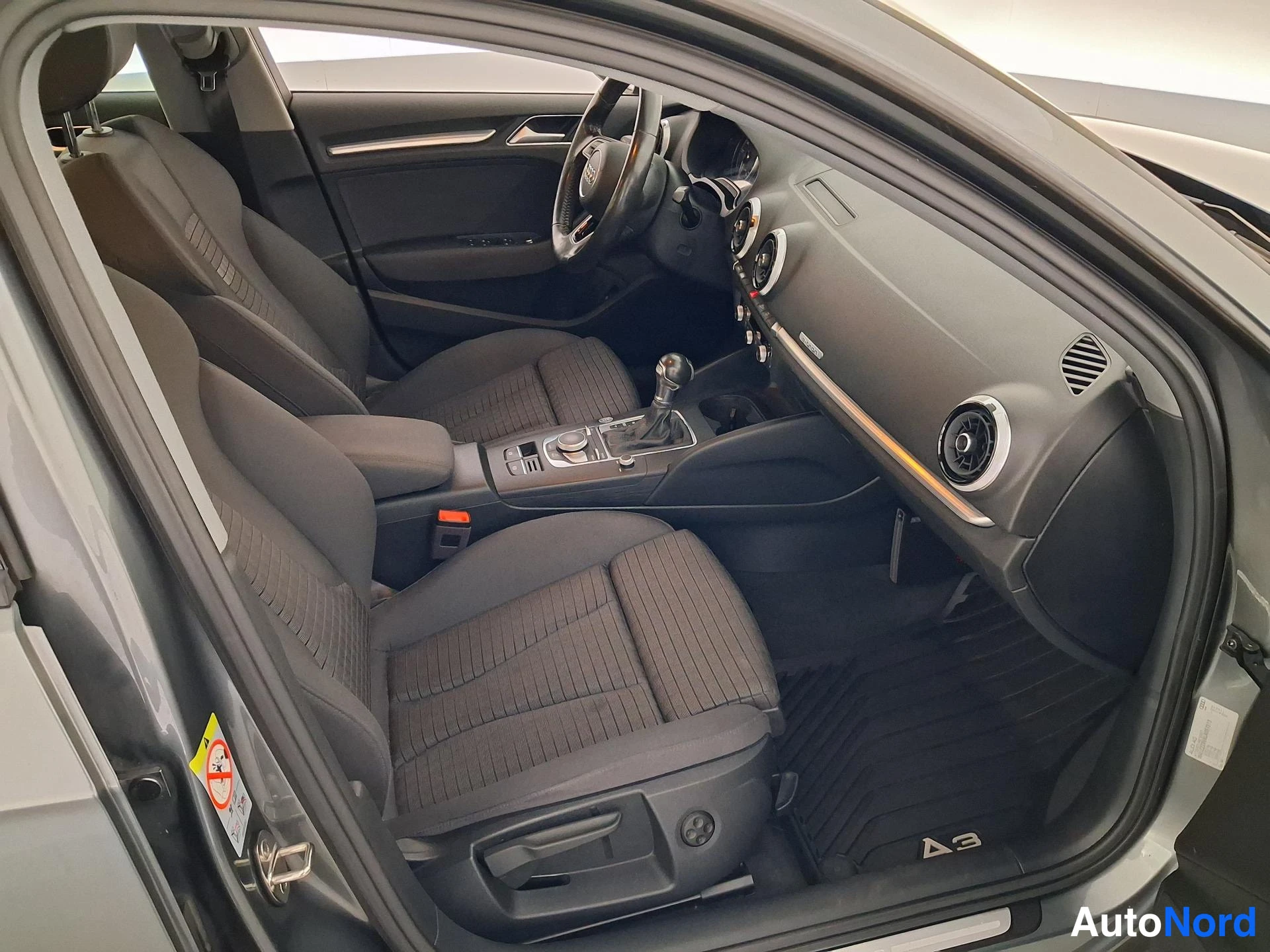 Grey Audi A3 2020, cockpit, photo 8