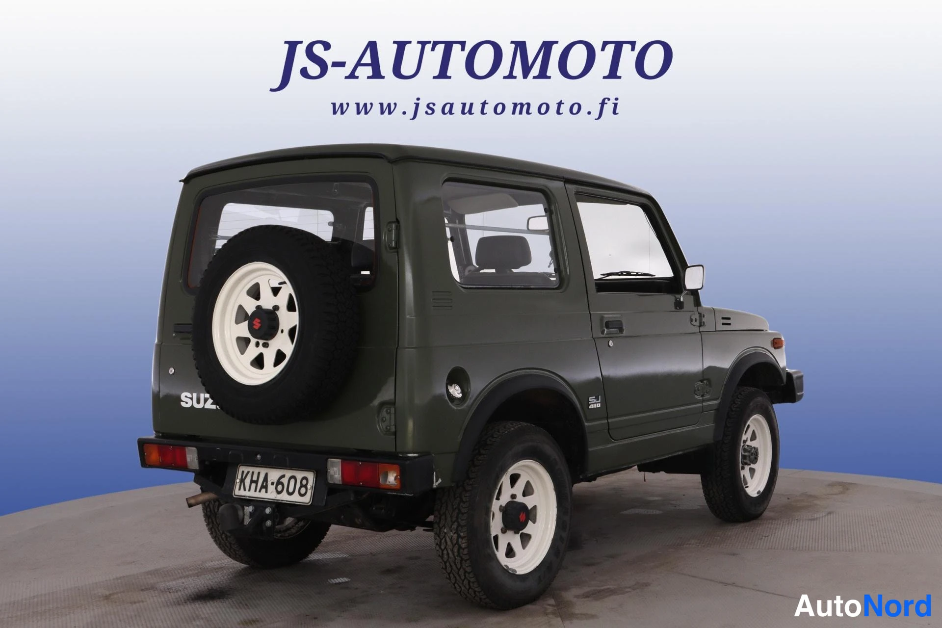 Vihreä Suzuki SJ410 1982, takaviisto, kuva 5
