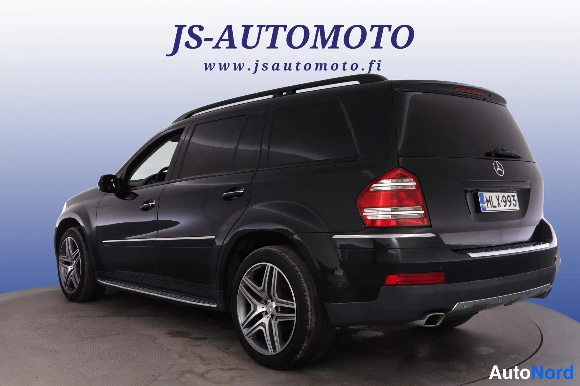 Musta Mercedes-Benz GL 2007, takaviisto, kuva 6