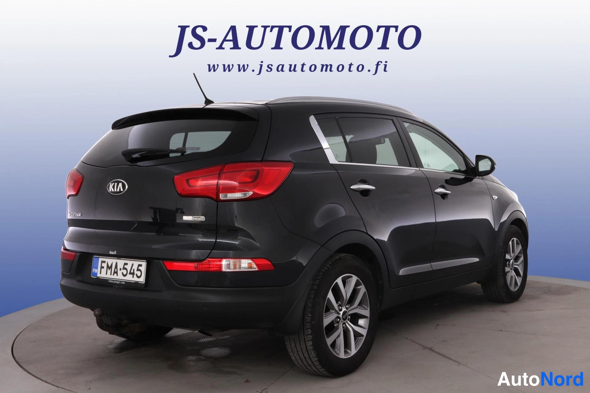 Musta Kia Sportage 2016, takaviisto, kuva 5