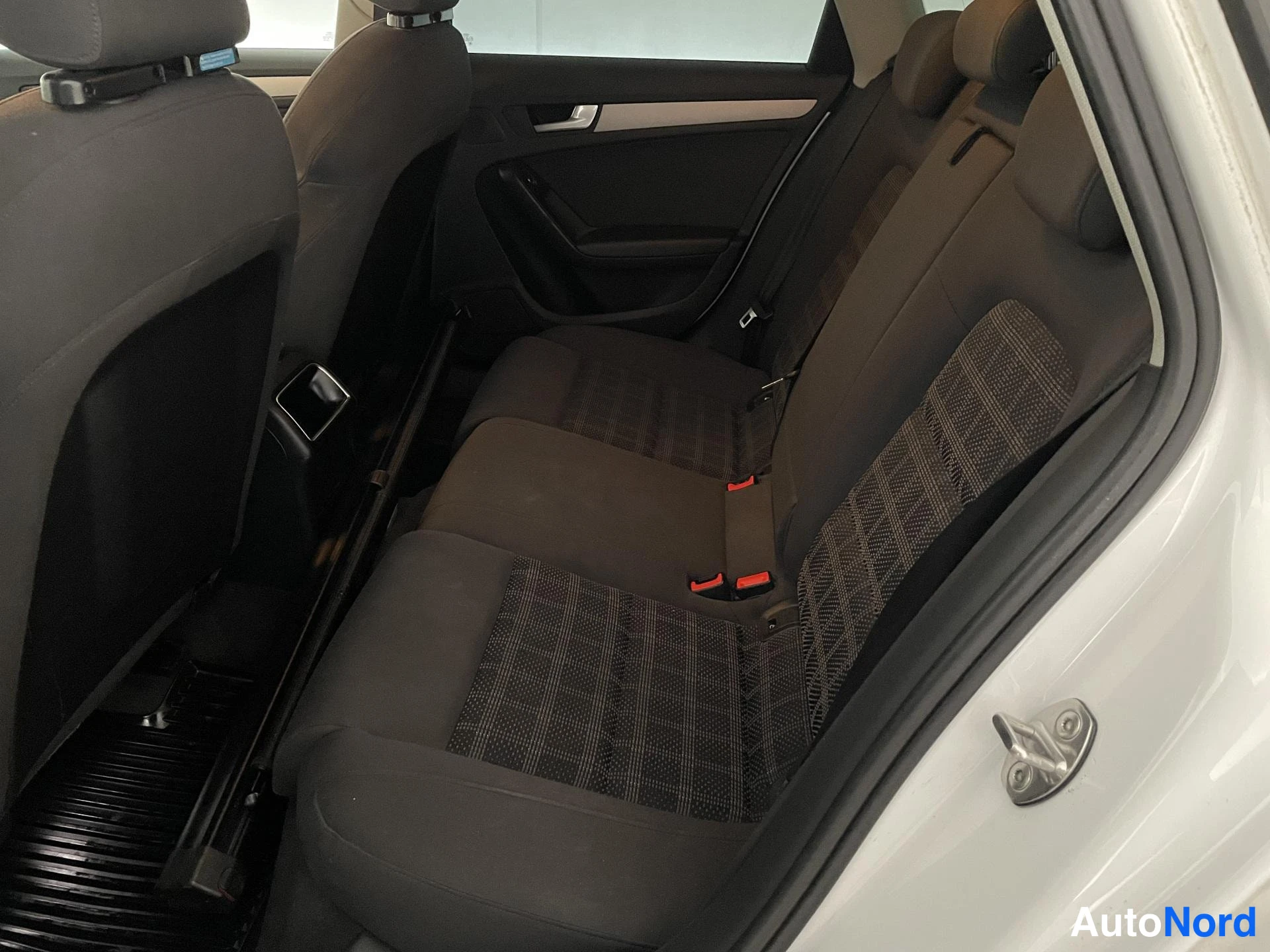 White Audi A4 2013, rear seats, photo 12