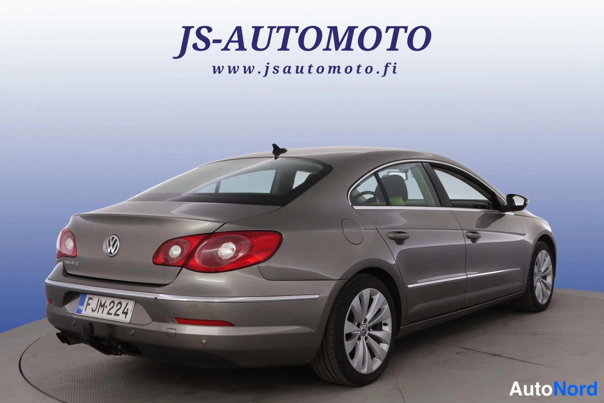 Ruskea Volkswagen Passat CC 2010, takaviisto, kuva 5