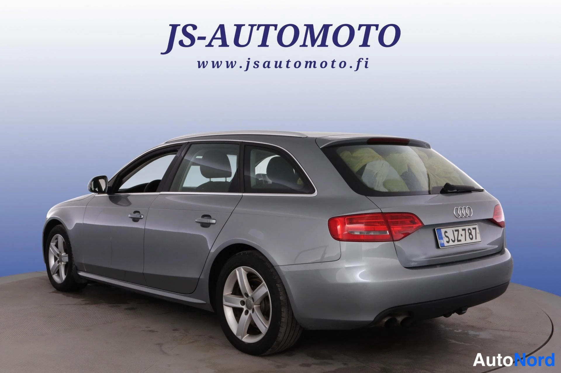 Harmaa Audi A4 2009, takaviisto, kuva 6