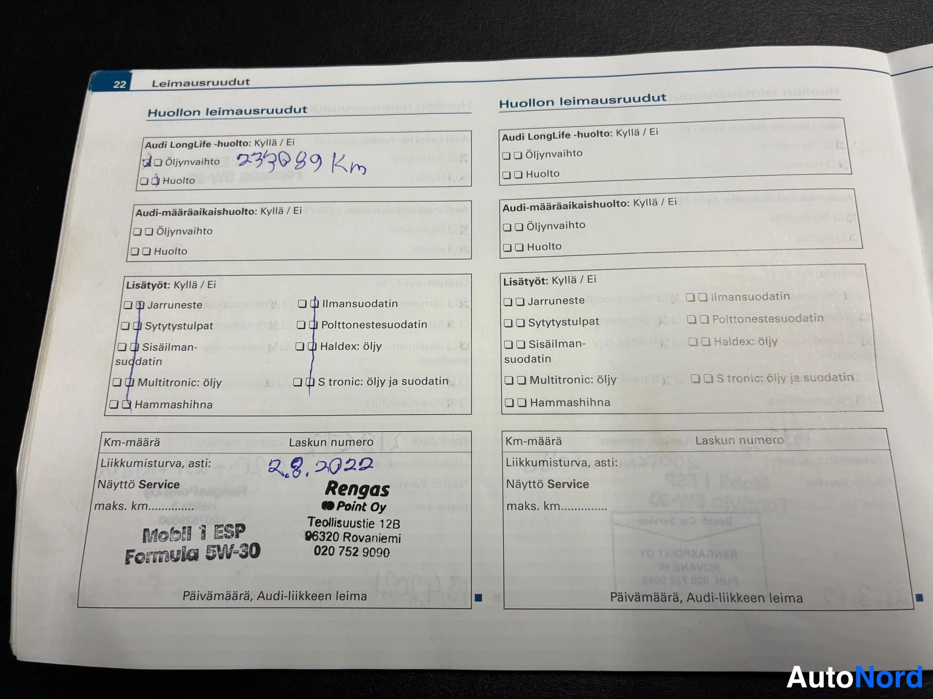 Harmaa Audi A4 2009, asiakirja, kuva 24