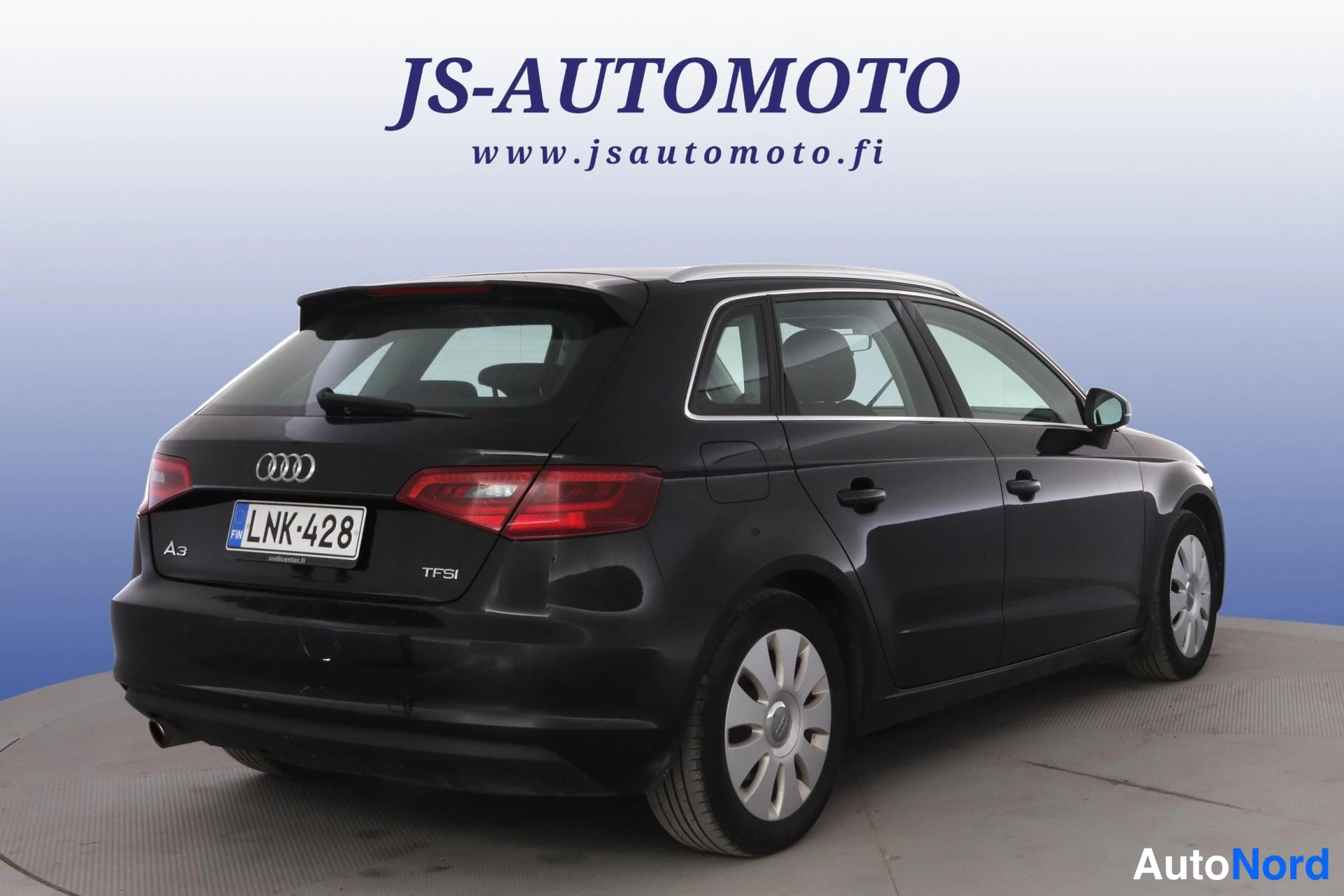 Black Audi A3 2016, rear three-quarter, photo 5