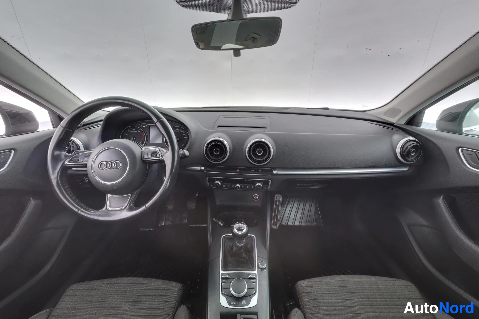 Black Audi A3 2016, cockpit, photo 9
