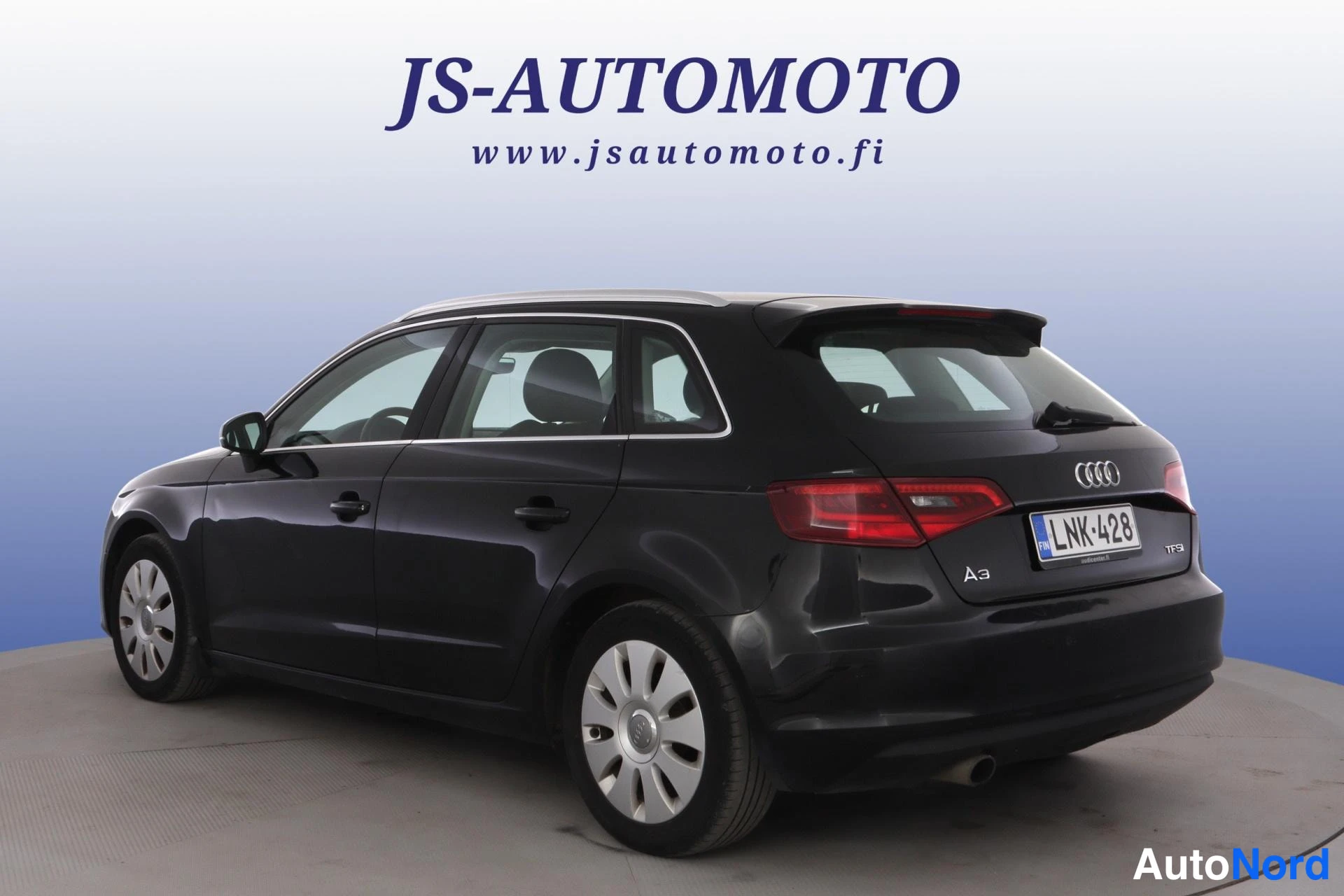 Black Audi A3 2016, rear three-quarter, photo 6