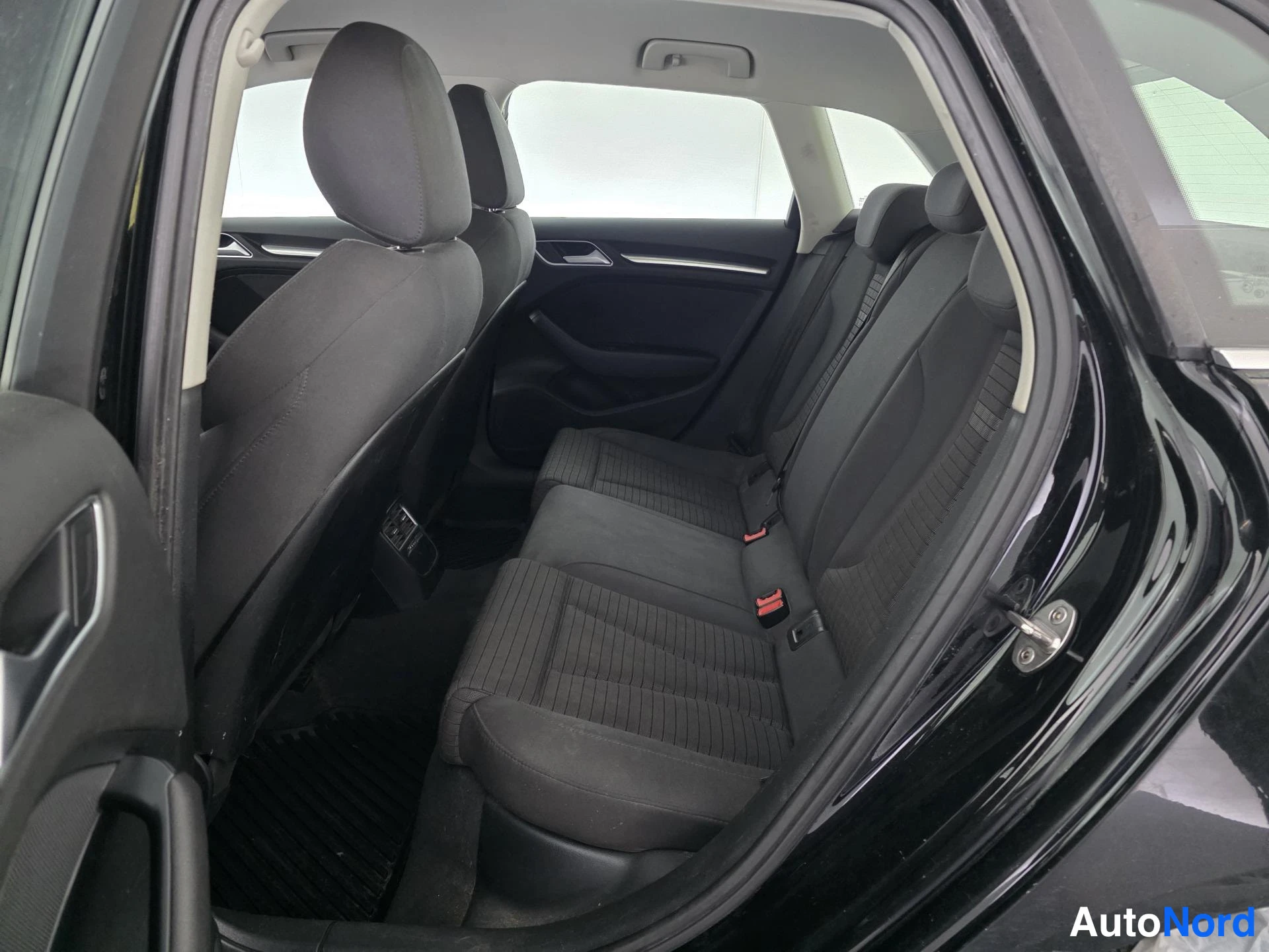 Black Audi A3 2016, rear seats, photo 13