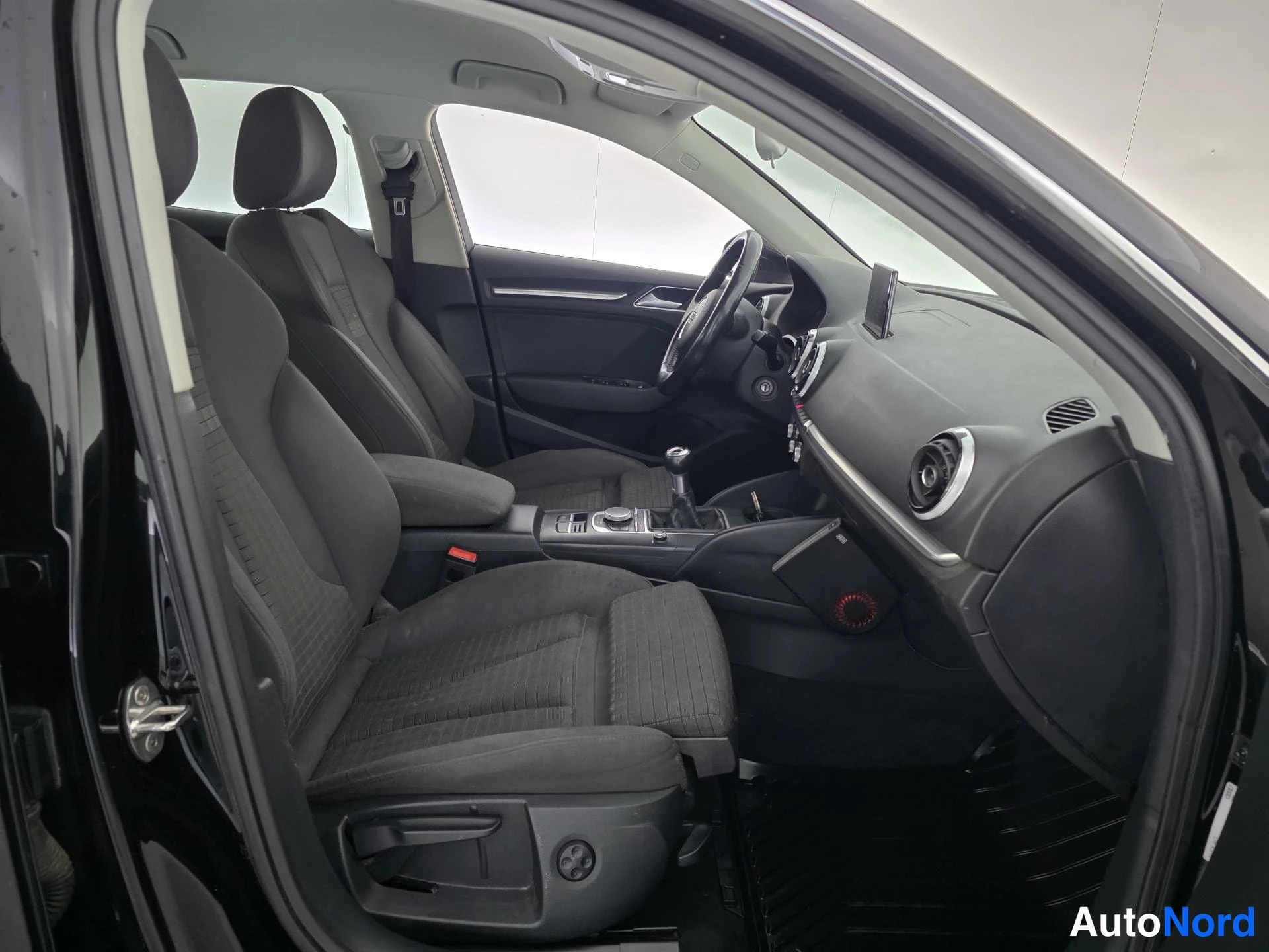 Black Audi A3 2016, front seats, photo 11