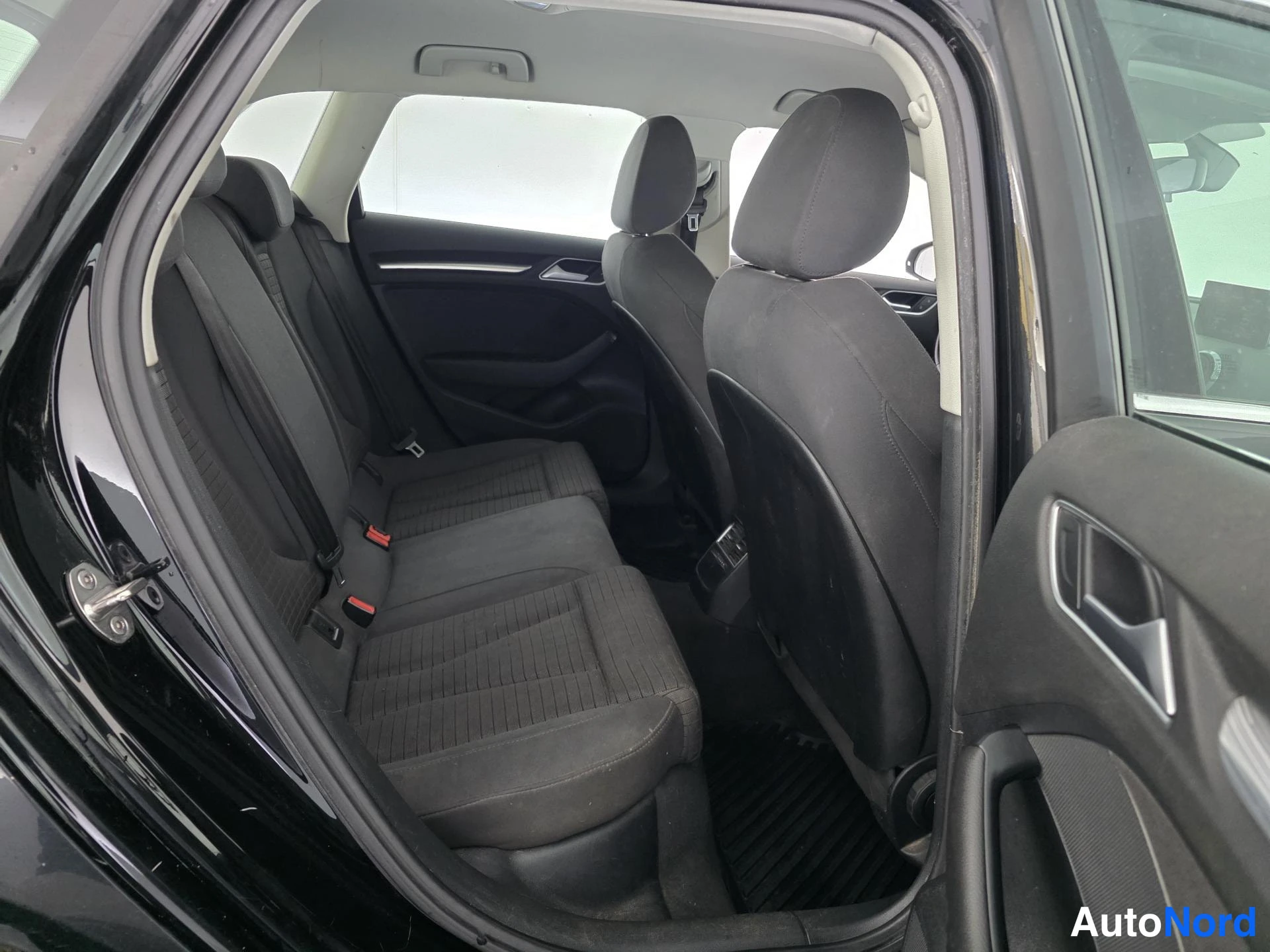 Black Audi A3 2016, rear seats, photo 14