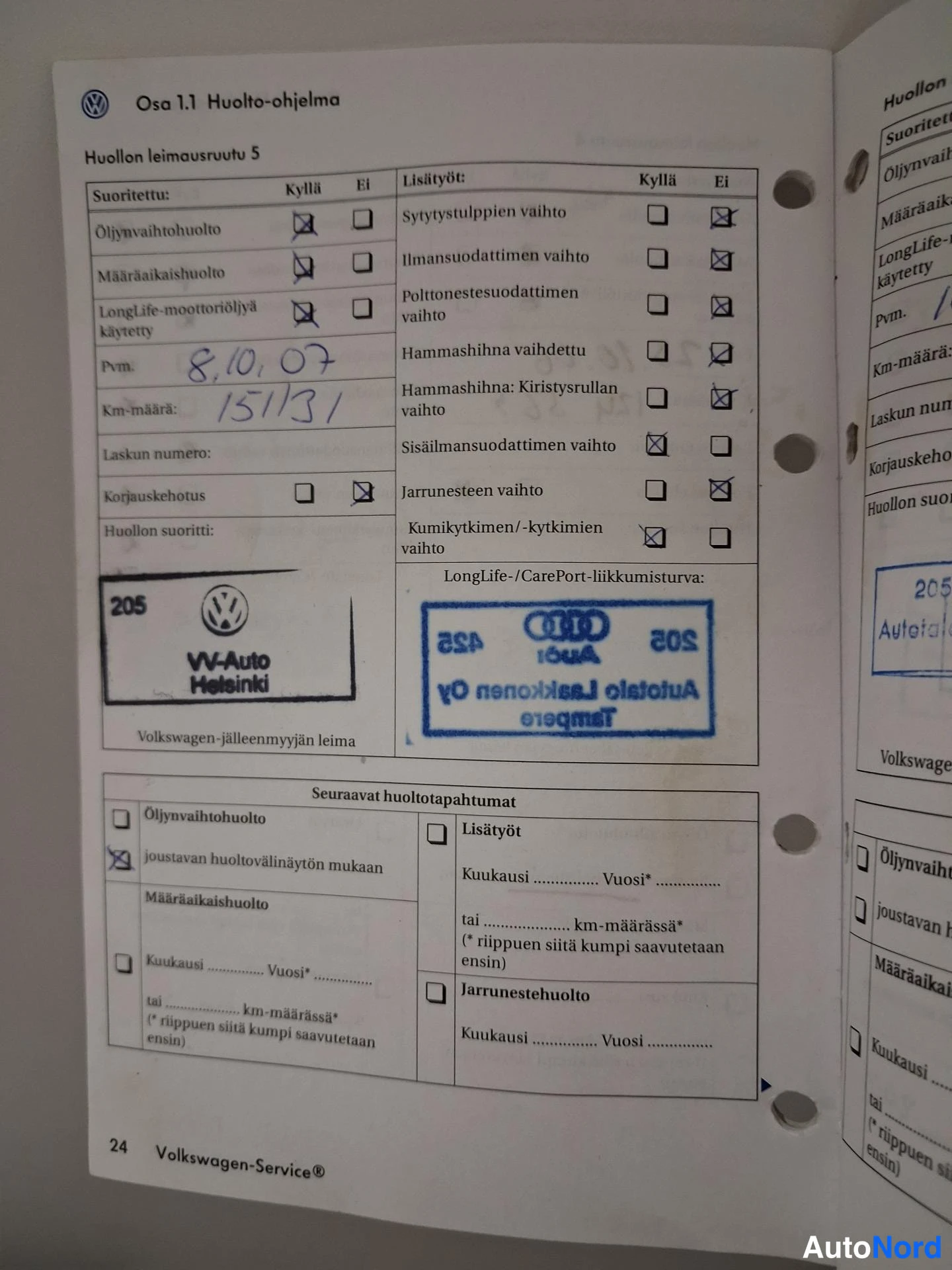 Valkoinen Volkswagen Caravelle 2004, asiakirja, kuva 24