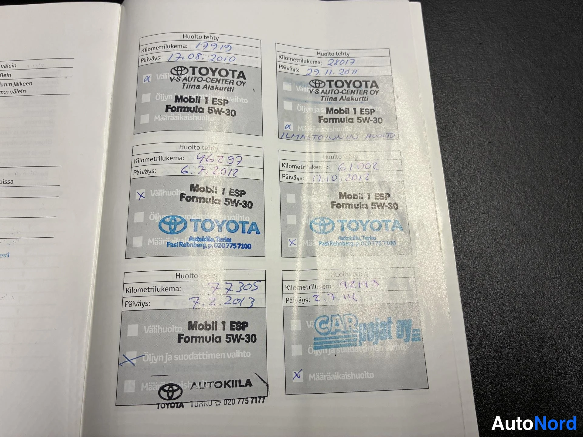 Musta Toyota Prius 2009, asiakirja, kuva 17