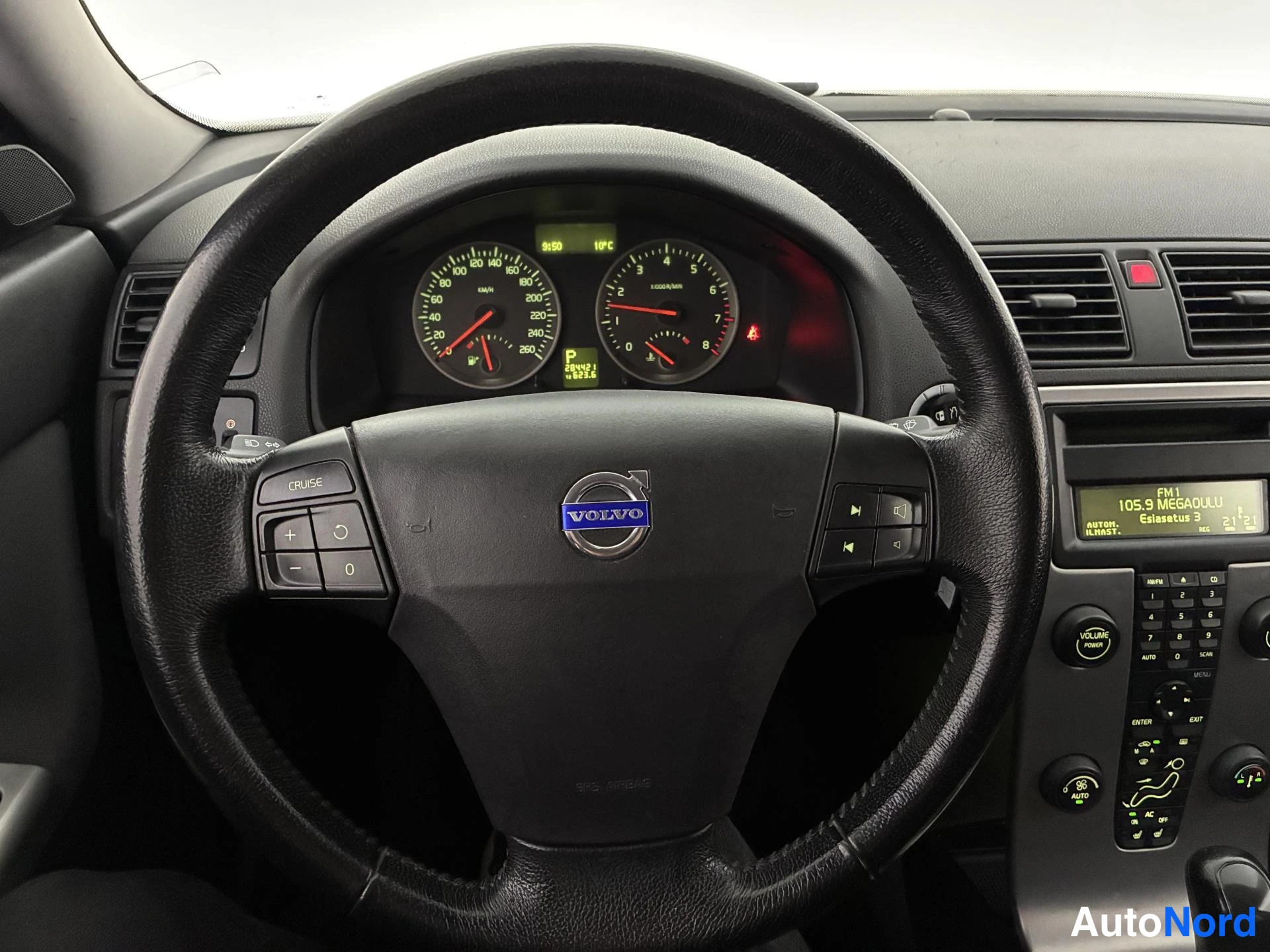Blå Volvo V50 2006, detalj, bild 15
