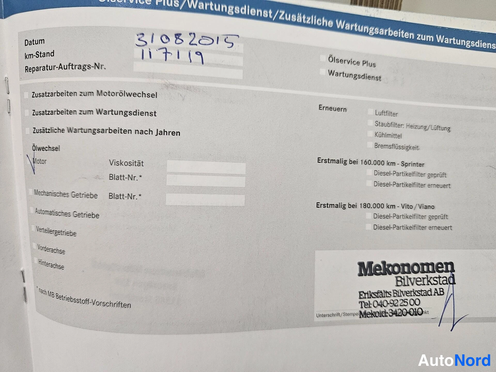 Valkoinen Mercedes-Benz Vito 2009, asiakirja, kuva 21
