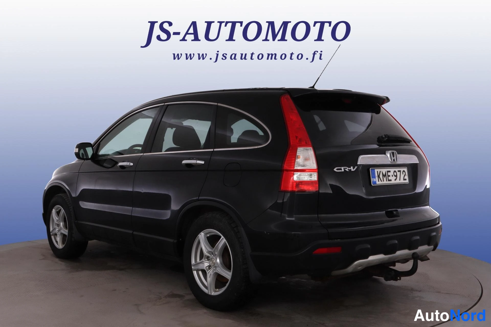 Musta Honda CR-V 2009, takaviisto, kuva 6