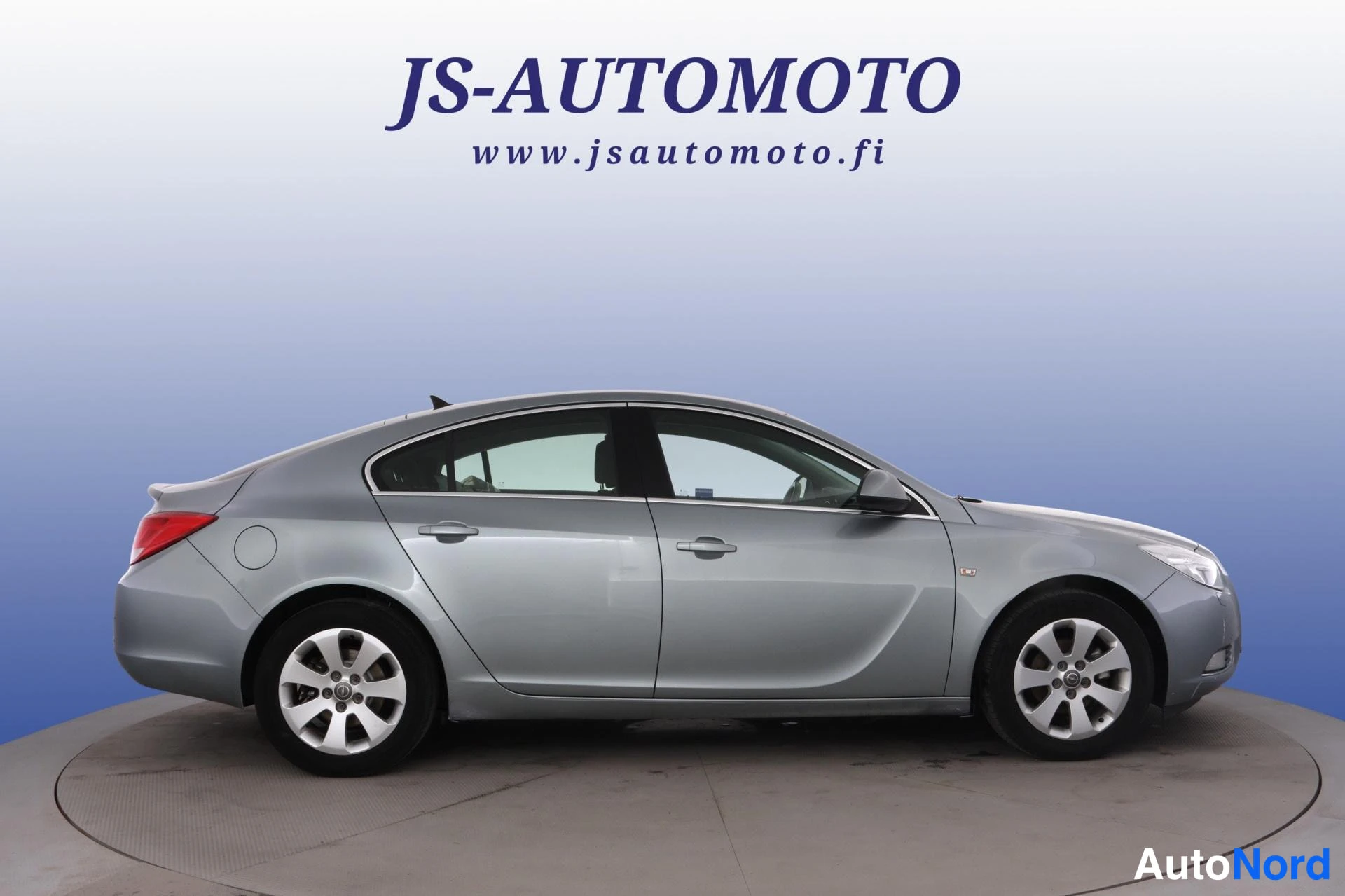 Sininen Opel Insignia 2011, sivulta, kuva 3
