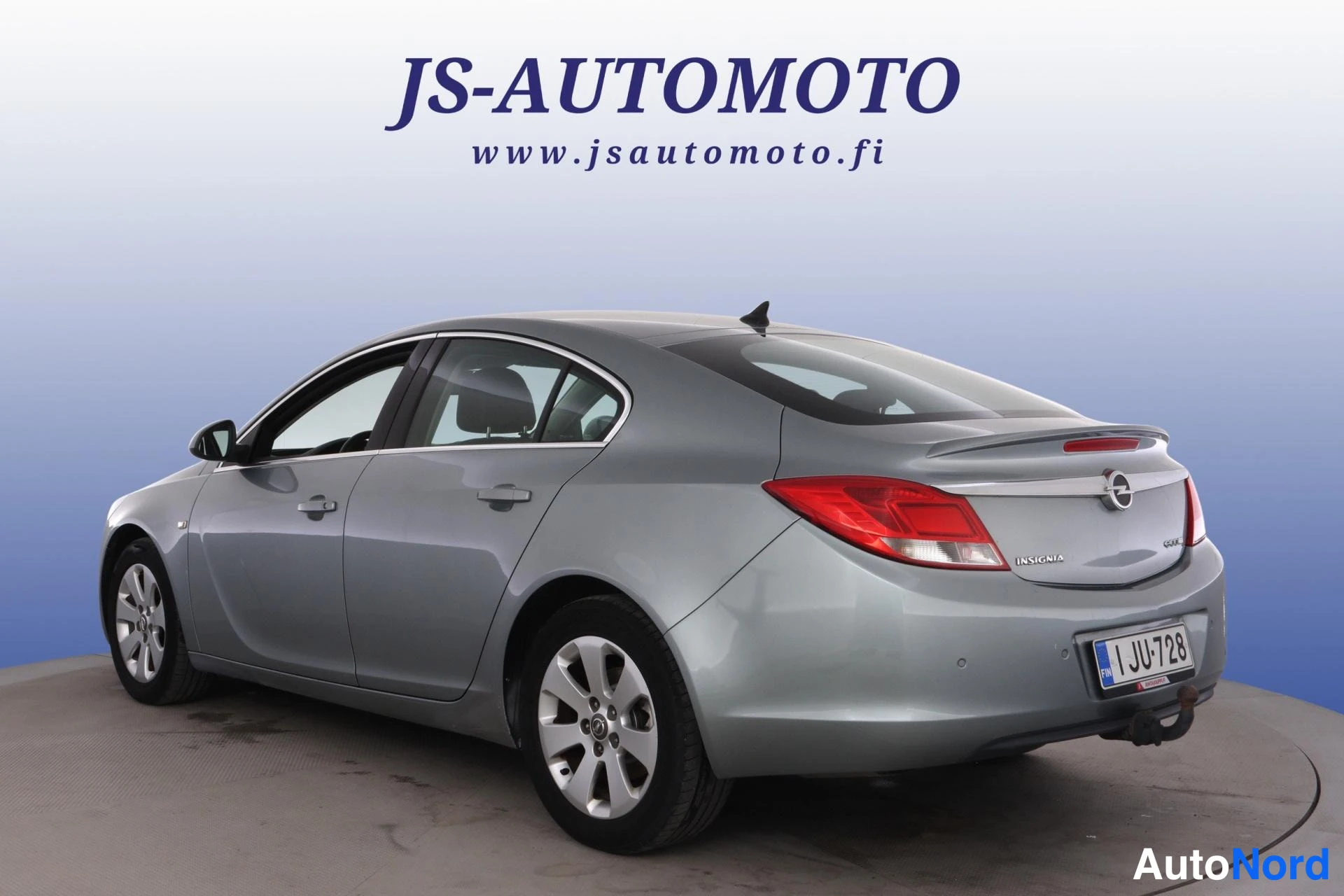 Sininen Opel Insignia 2011, takaviisto, kuva 6